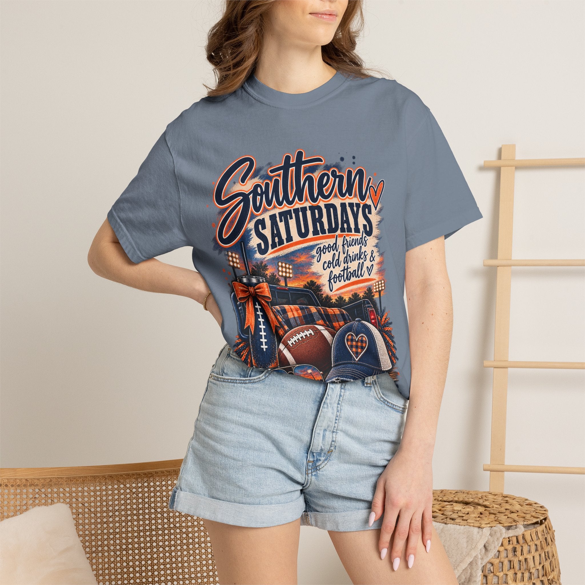 Southern Saturdays Football T-Shirt — Game Day Tailgate Tee