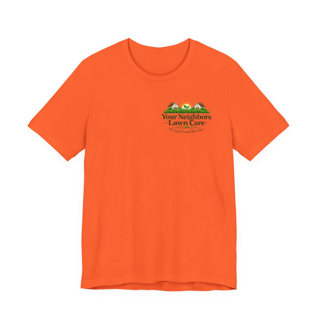 Lawn Care Company T-Shirt — "Your Neighbors Lawn Care" Logo Tee