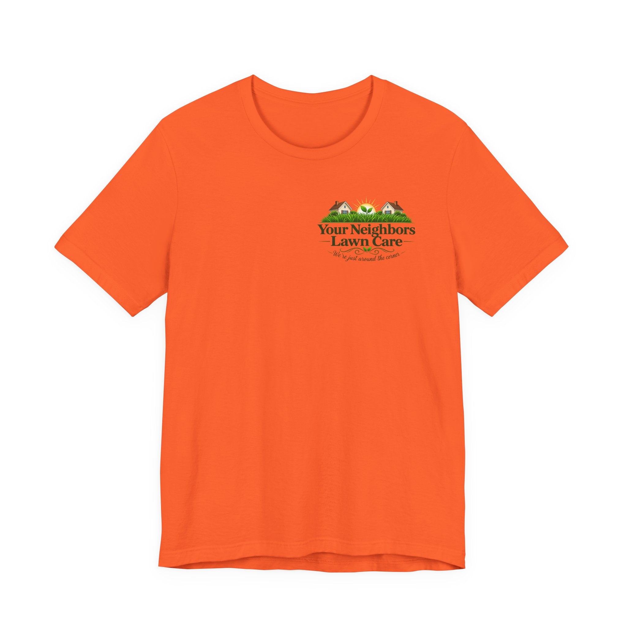 Lawn Care Company T-Shirt — "Your Neighbors Lawn Care" Logo Tee