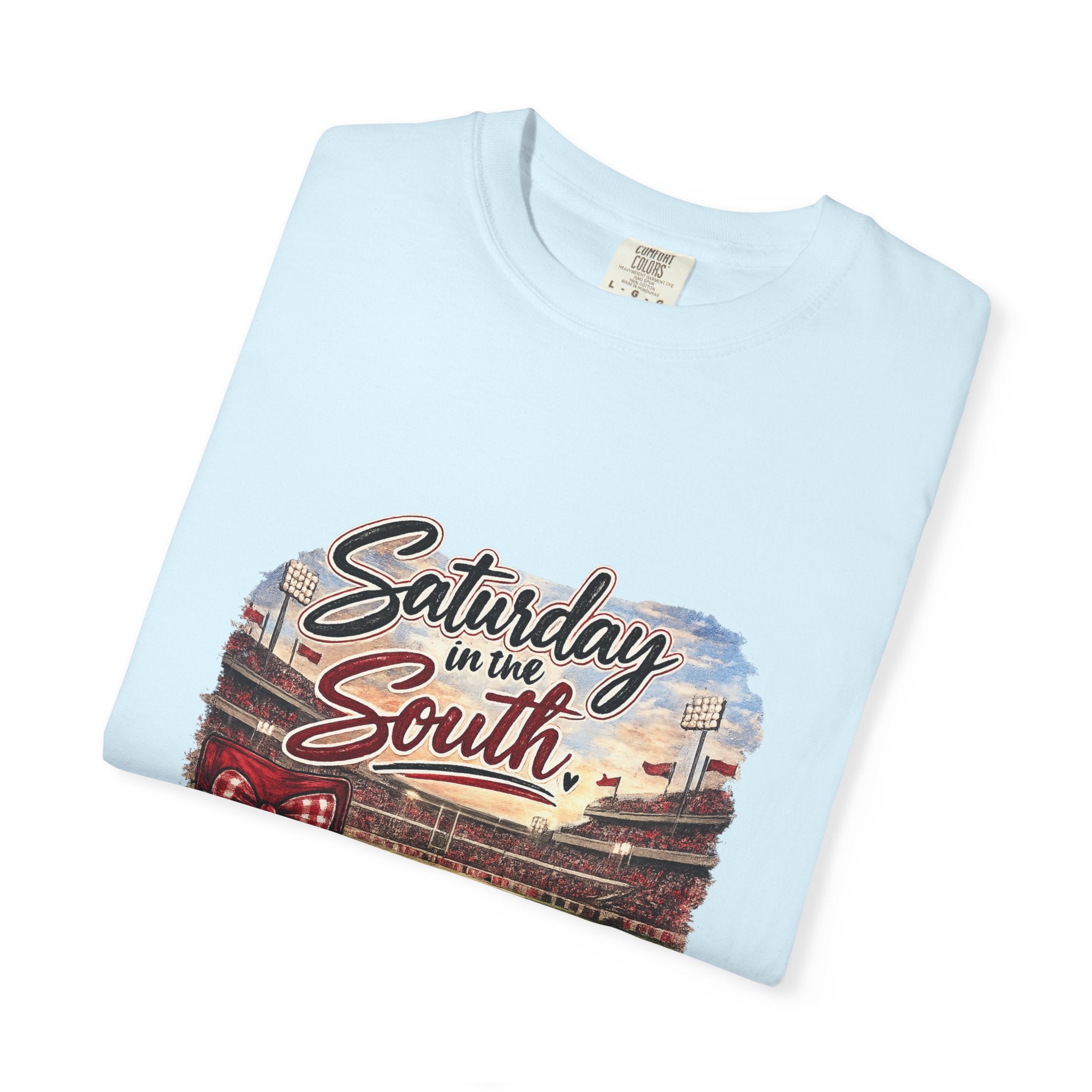 Saturday in the South T-Shirt – Tailgate Picnic Football Vintage Stadium Tee