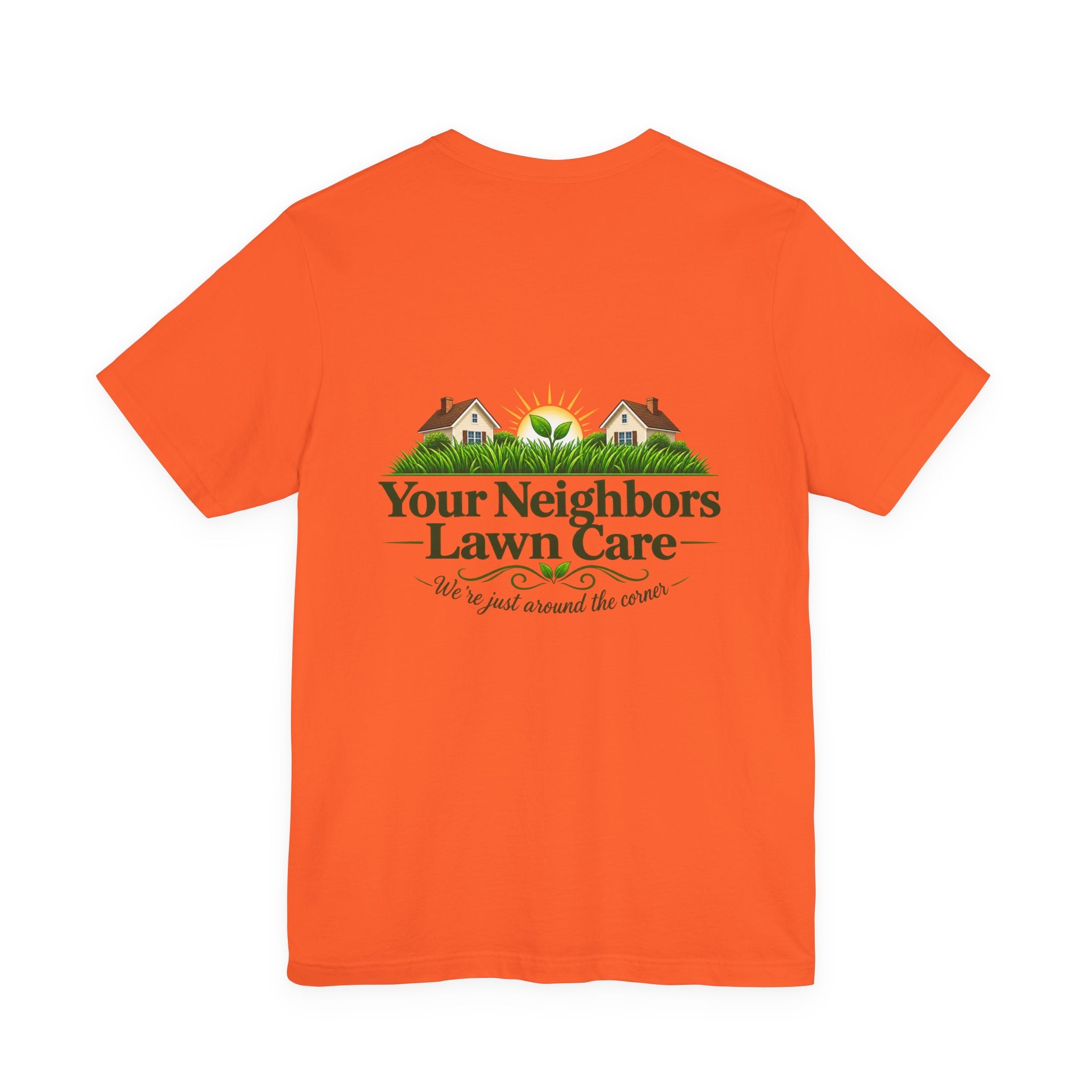 Lawn Care Company T-Shirt — "Your Neighbors Lawn Care" Logo Tee