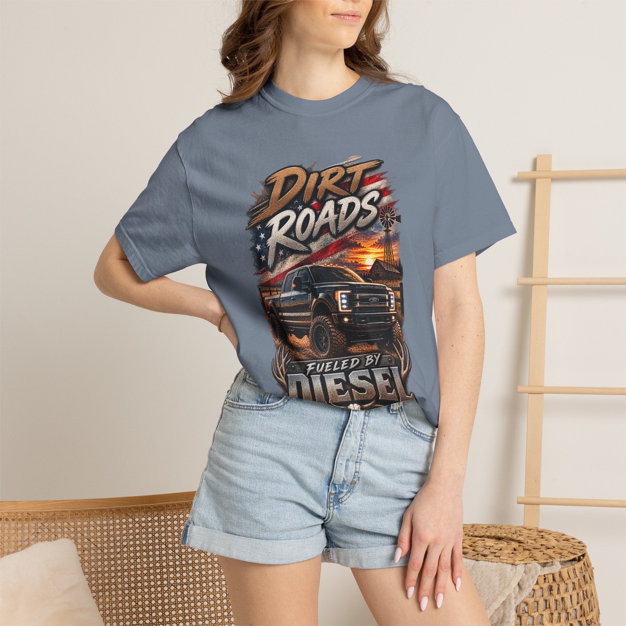 Dirt Roads Fueled by Diesel T-Shirt