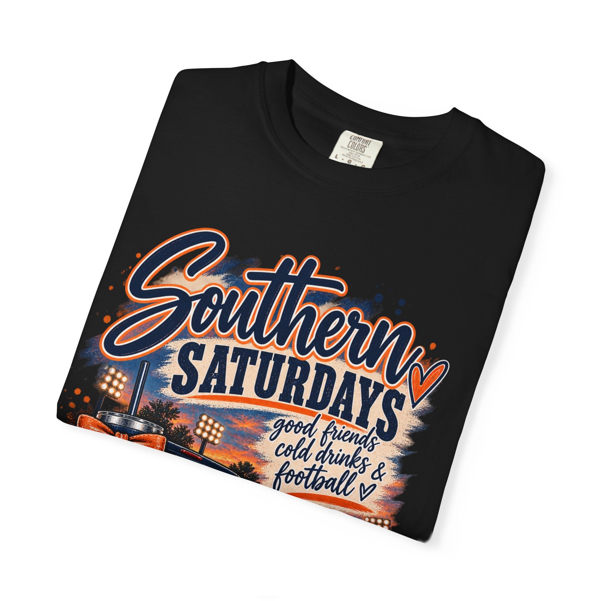Southern Saturdays Football T-Shirt — Game Day Tailgate Tee