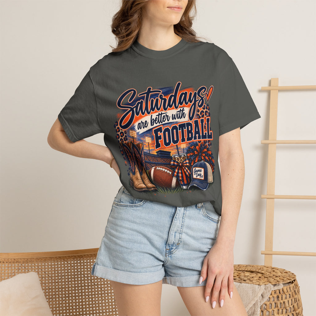Saturdays Are Better with Football T-Shirt — Vintage Game Day Tee