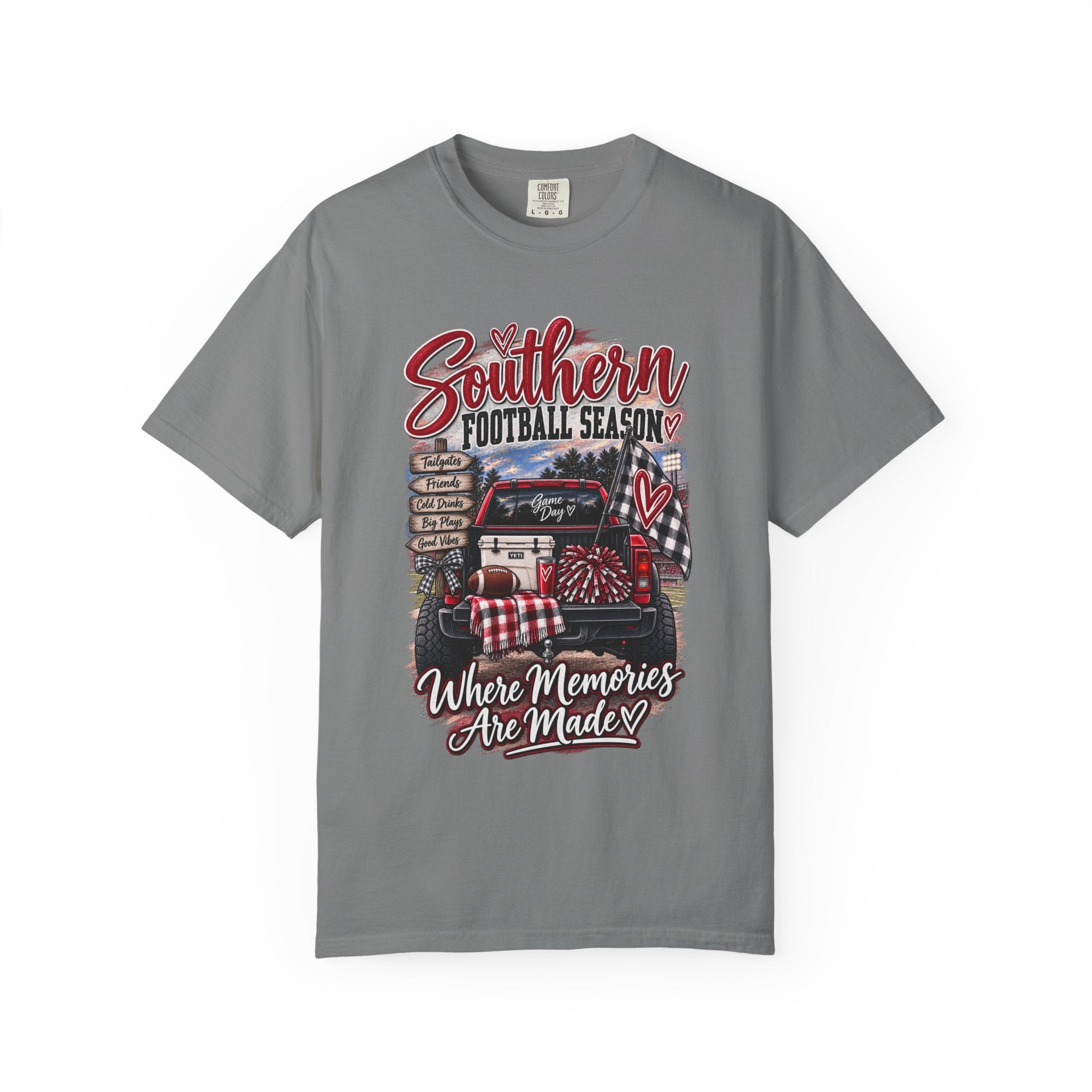 Southern Football Season T-Shirt – "Where Memories Are Made" Tailgate Tee