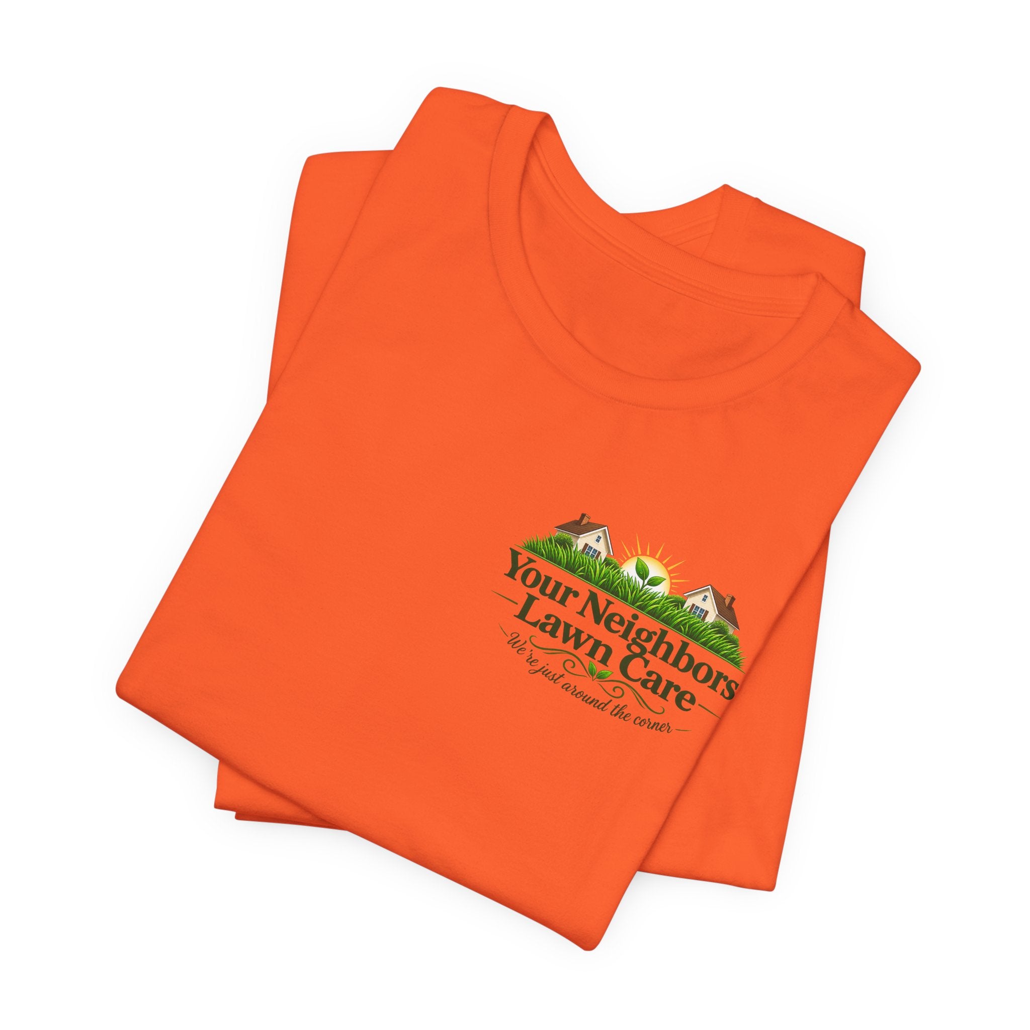 Lawn Care Company T-Shirt — "Your Neighbors Lawn Care" Logo Tee