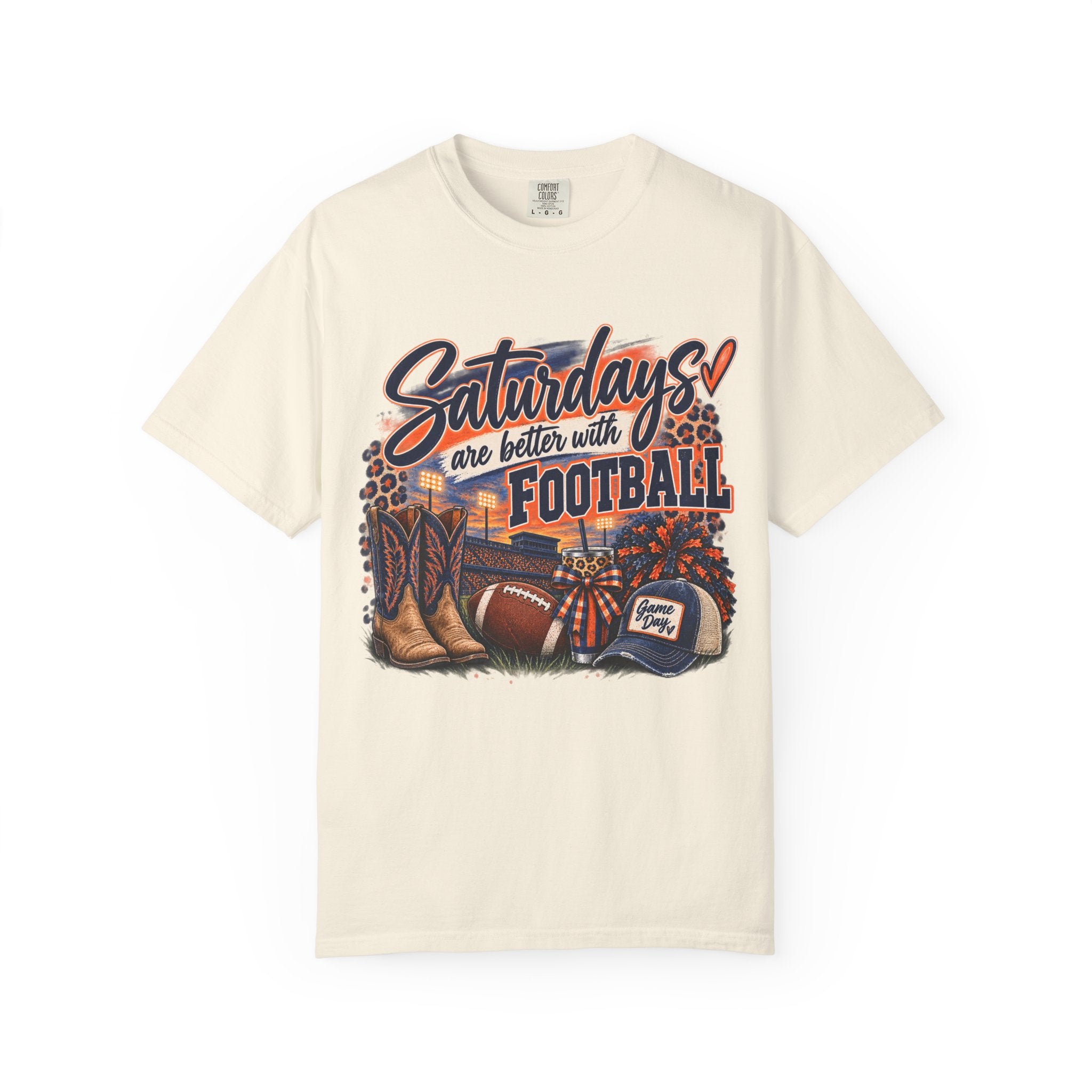 Saturdays Are Better with Football T-Shirt — Vintage Game Day Tee