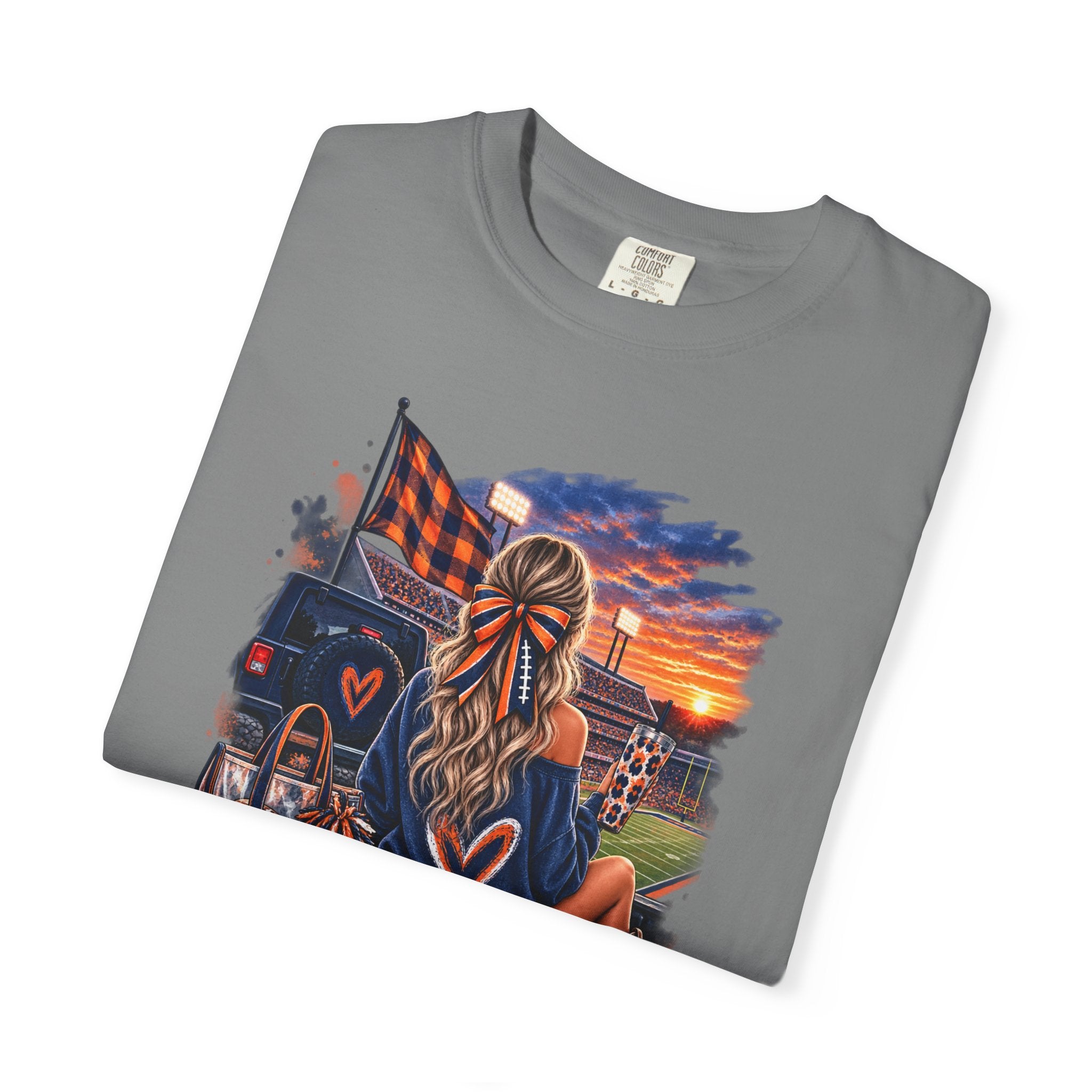 Southern Roots & Football T-Shirt — Tailgate Mom Graphic Tee