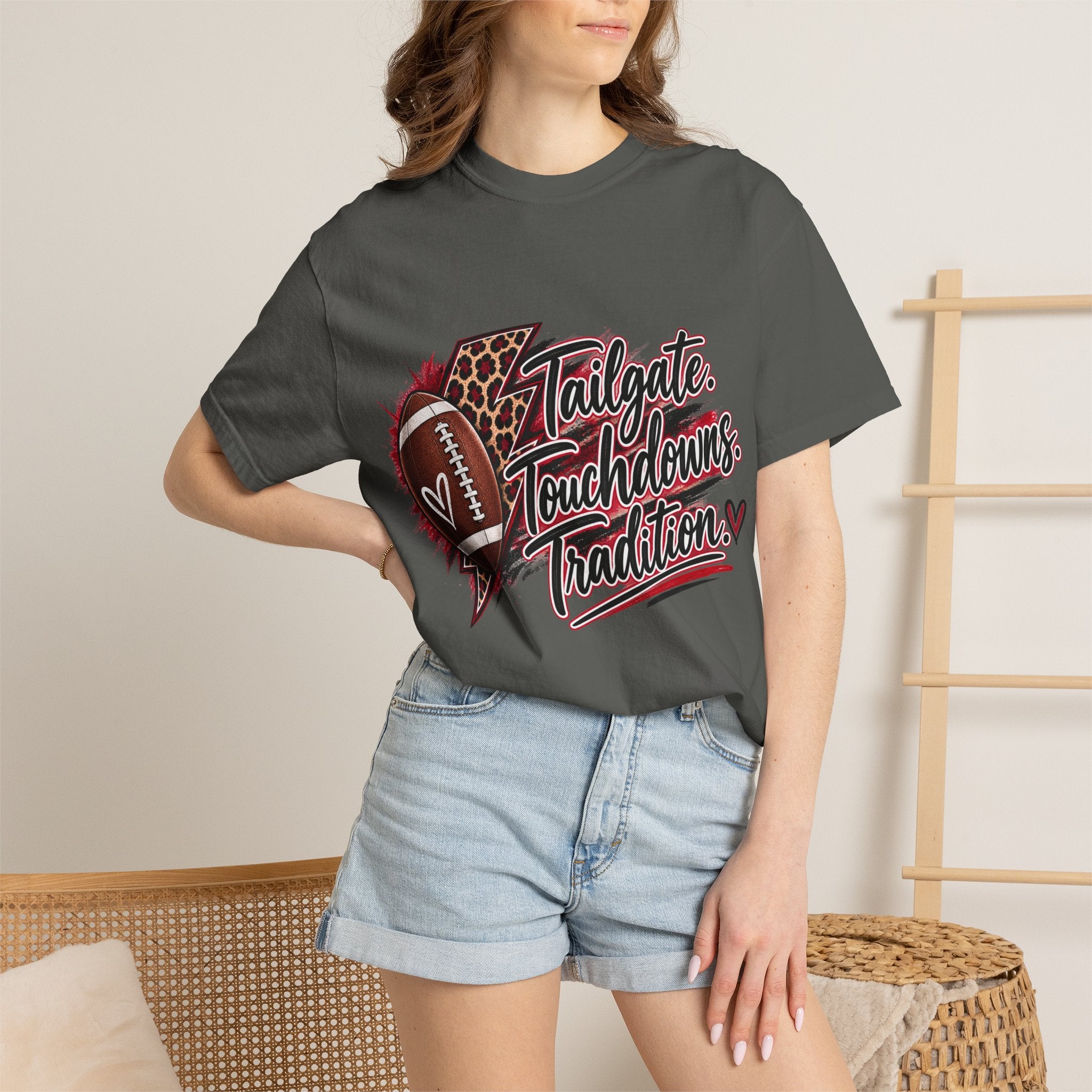 Tailgate Touchdowns Tradition Football T-Shirt