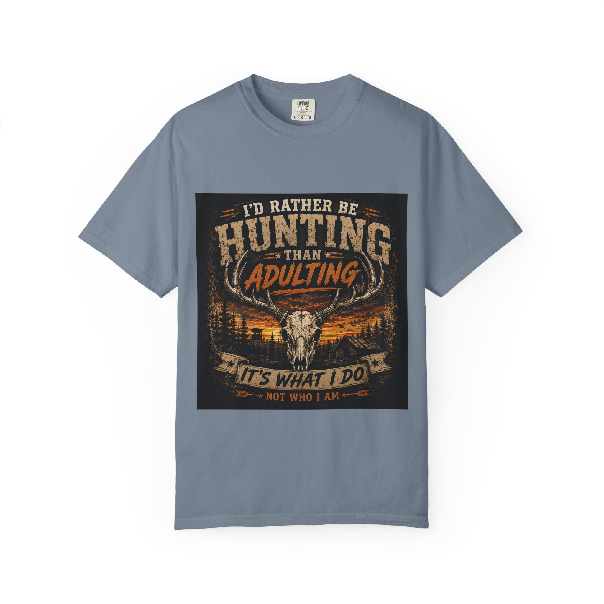 Hunting Over Adulting T-Shirt — "I'd Rather Be Hunting Than Adulting" Outdoor Shirt