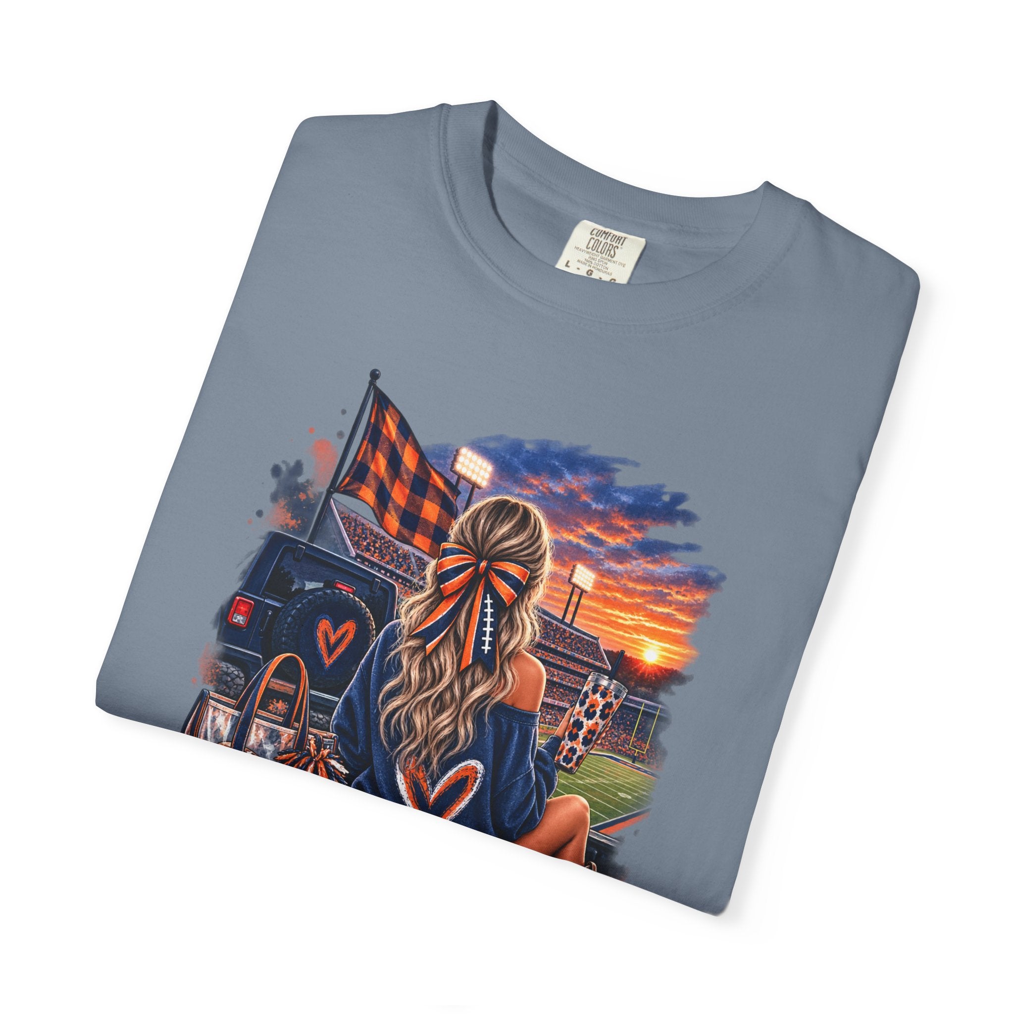 Southern Roots & Football T-Shirt — Tailgate Mom Graphic Tee
