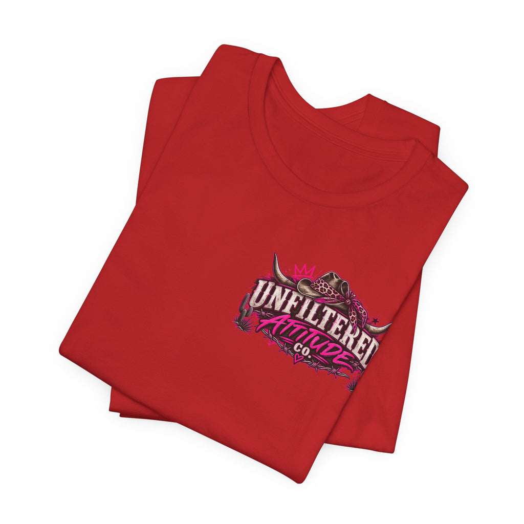Boots On, Filter Off Tee — Western Cowgirl Graphic T-Shirt