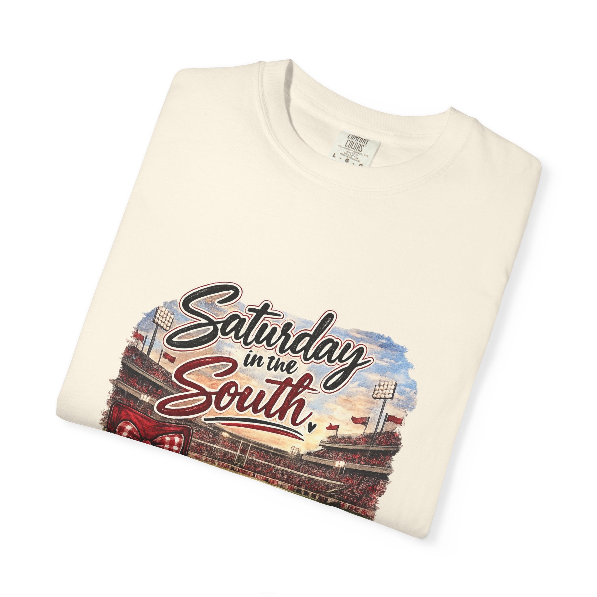 Saturday in the South T-Shirt – Tailgate Picnic Football Vintage Stadium Tee