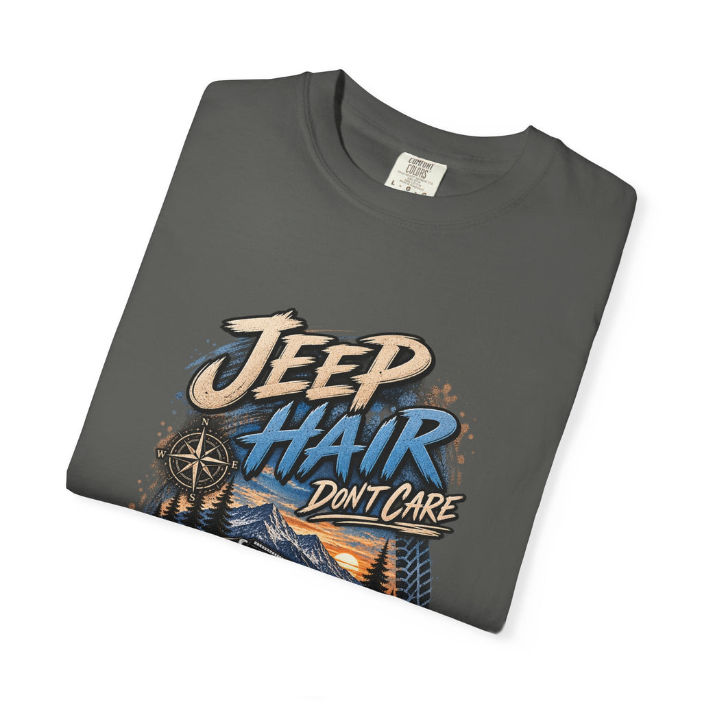 Jeep Hair Don't Care T-Shirt — Off-Road Jeep Graphic Tee