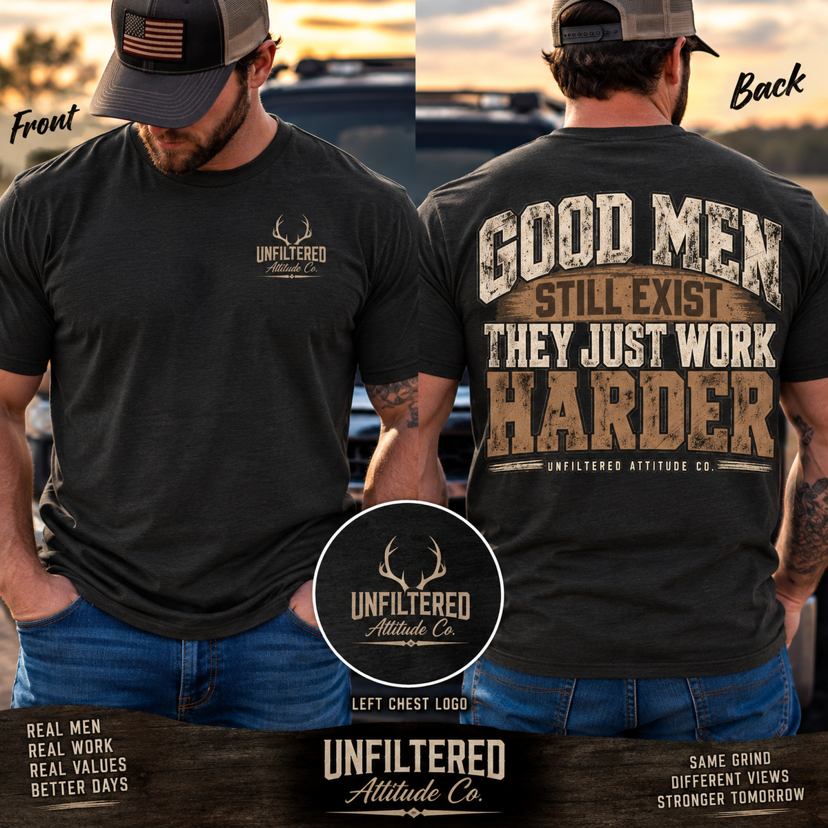Good Men Still Exist – Men’s Graphic T-Shirt