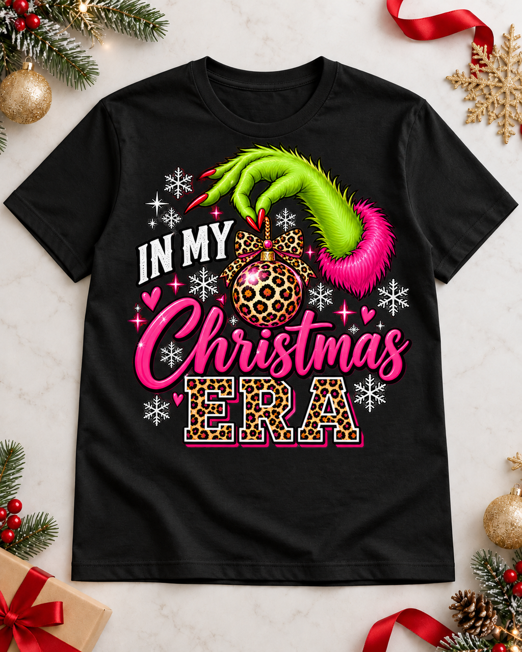 In My Christmas Era Funny Holiday Graphic Tee