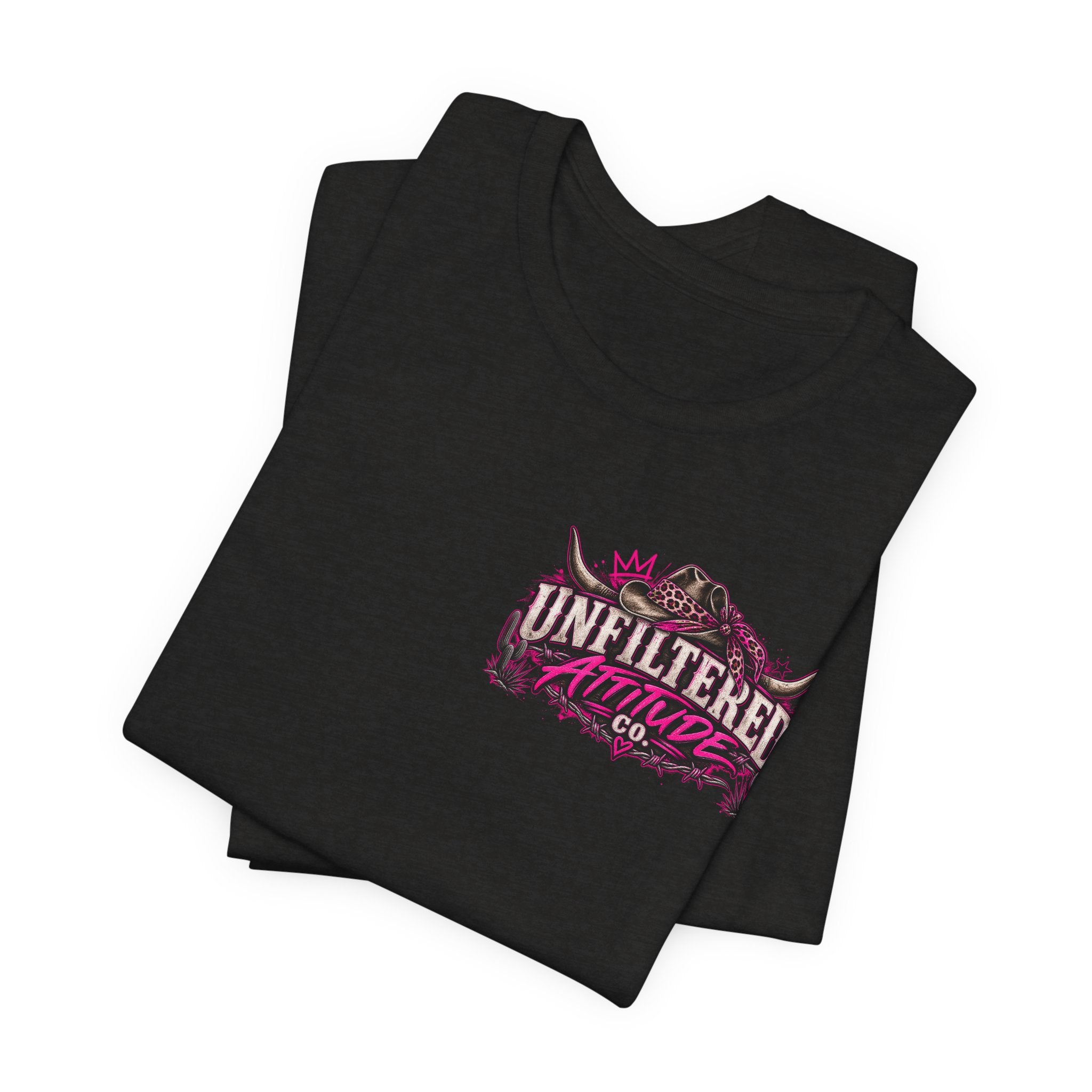 Boots On, Filter Off Tee — Western Cowgirl Graphic T-Shirt