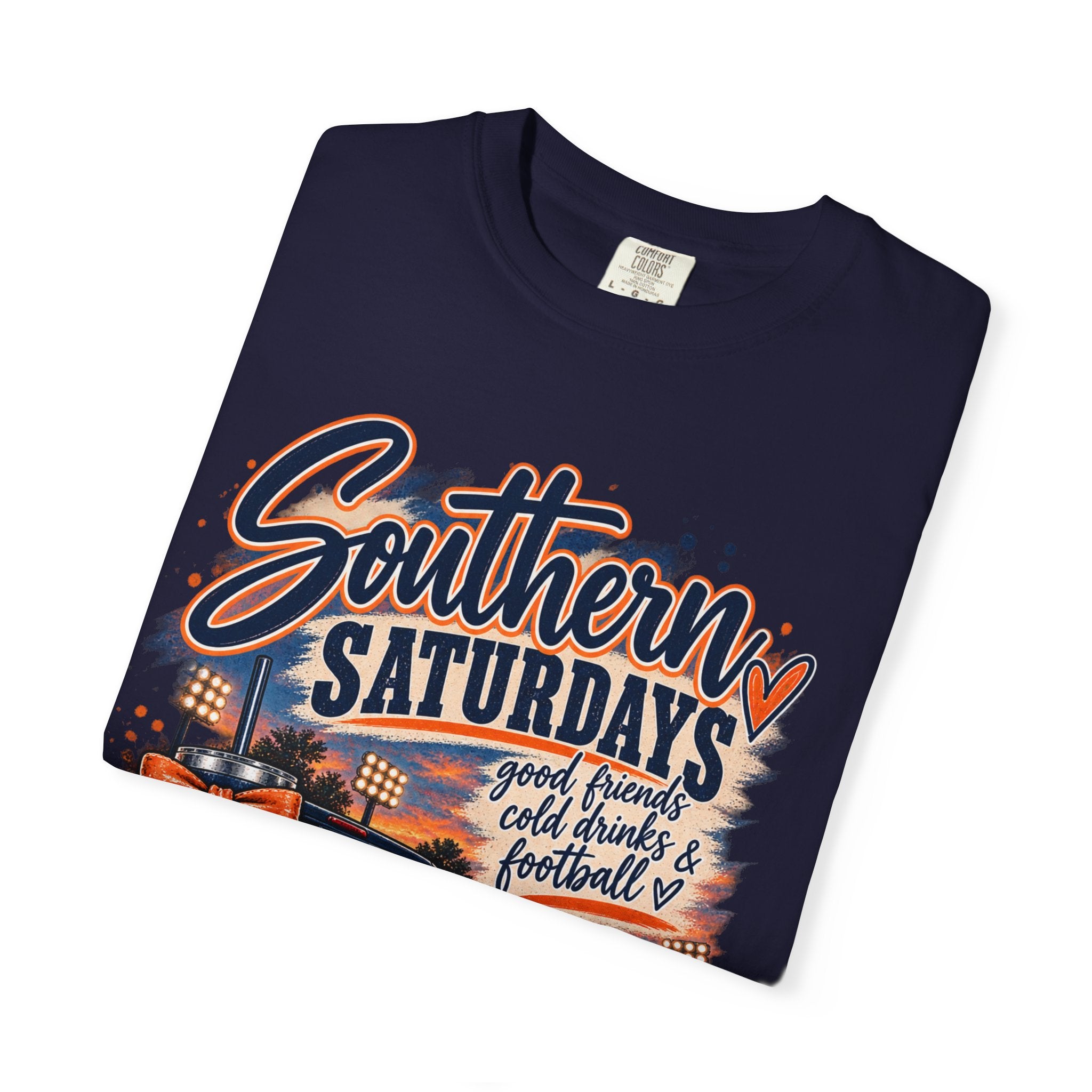 Southern Saturdays Football T-Shirt — Game Day Tailgate Tee