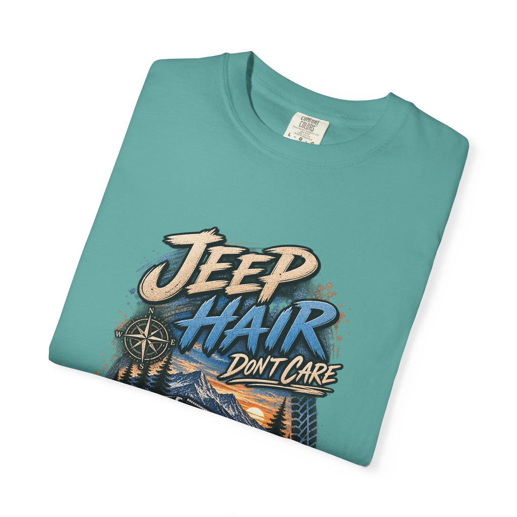 Jeep Hair Don't Care T-Shirt — Off-Road Jeep Graphic Tee