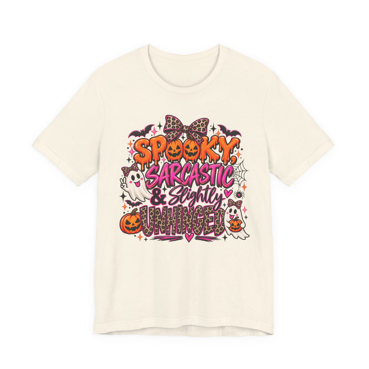 Spooky, Sarcastic & Slightly Unhinged – Halloween Graphic Tee
