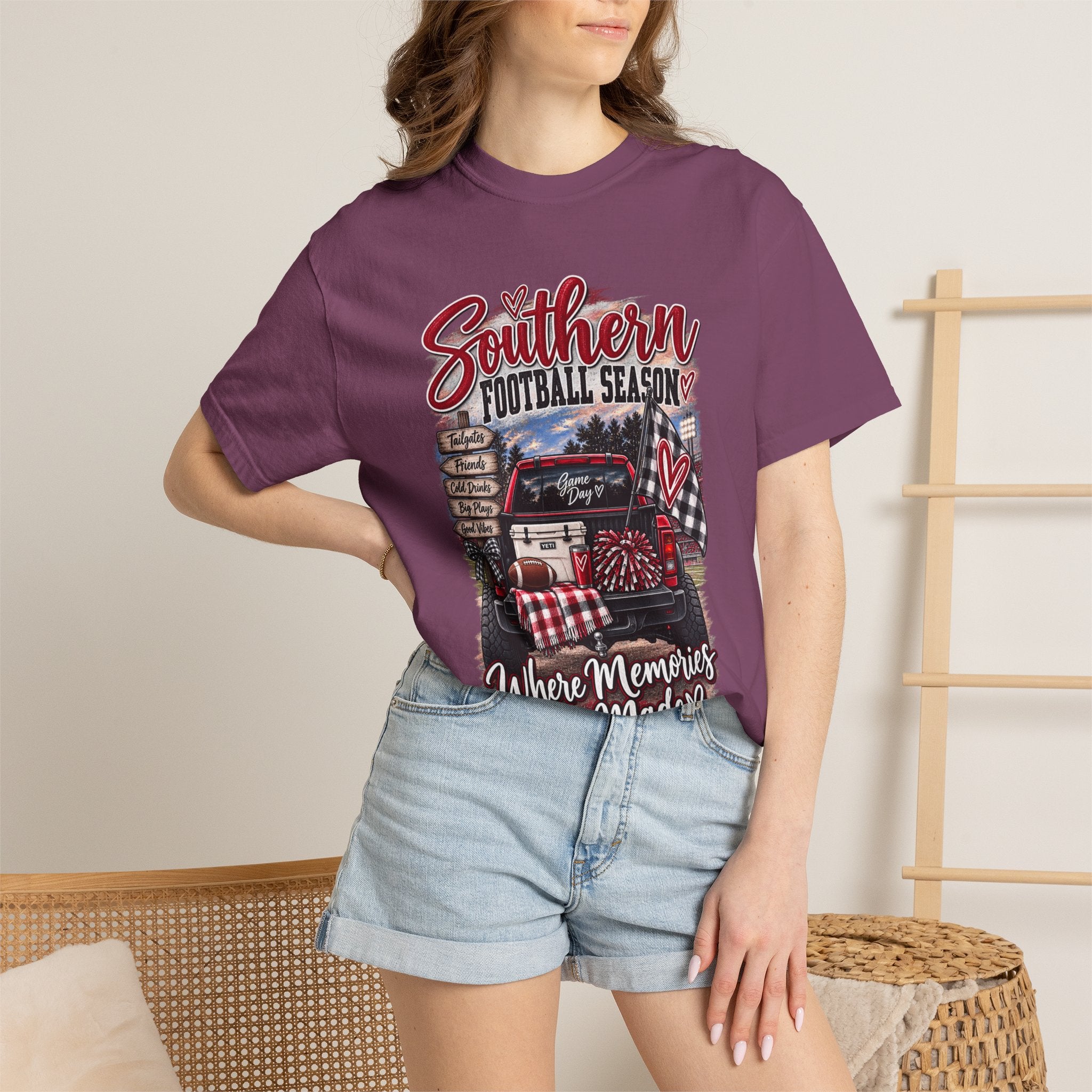 Southern Football Season T-Shirt – "Where Memories Are Made" Tailgate Tee