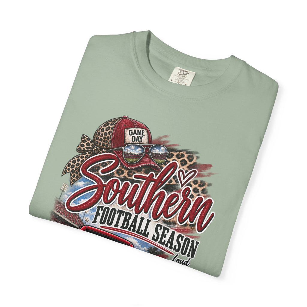 Southern Football Season T-Shirt — Vintage Truck, Cowboy Boots & Helmet Tailgate Tee
