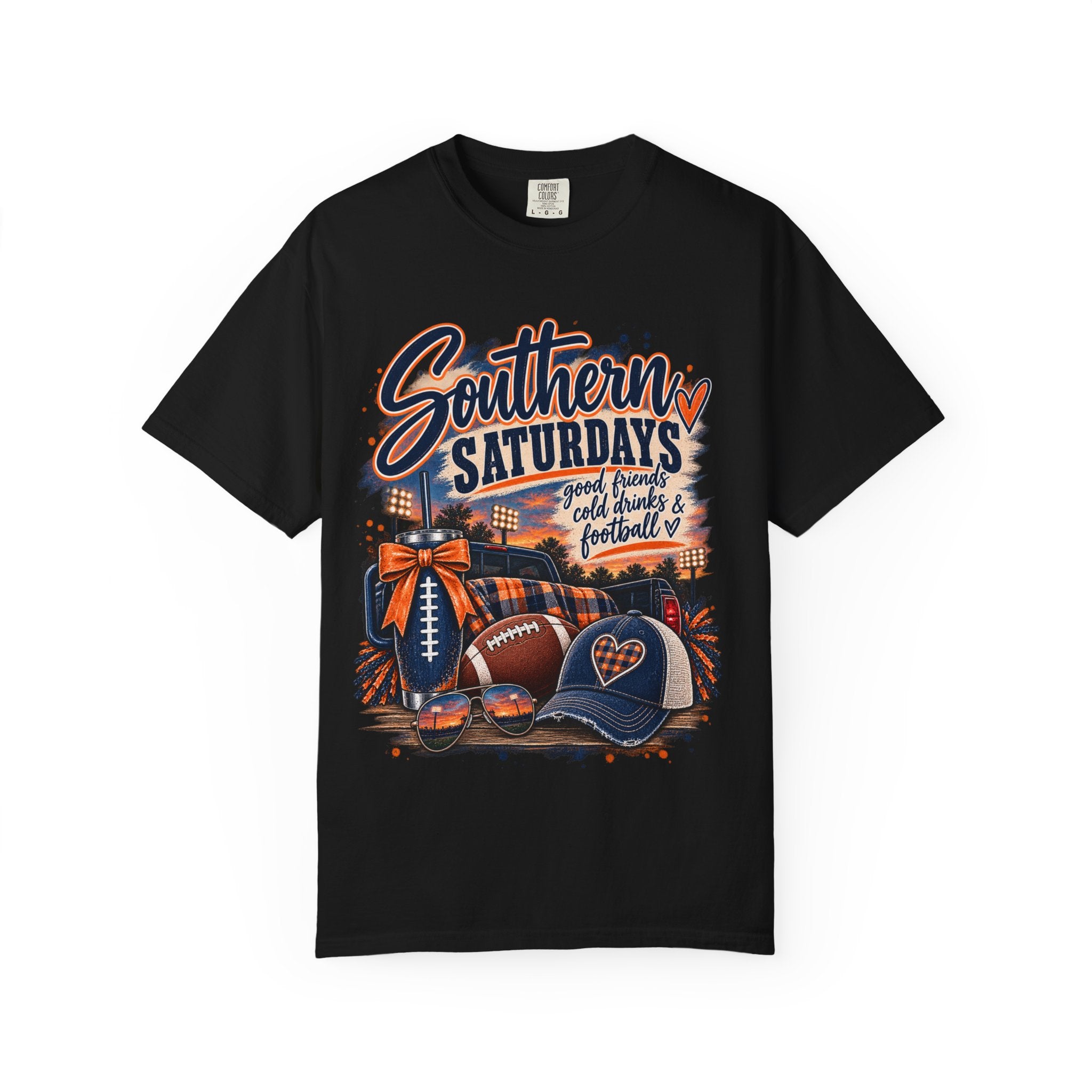 Southern Saturdays Football T-Shirt — Game Day Tailgate Tee