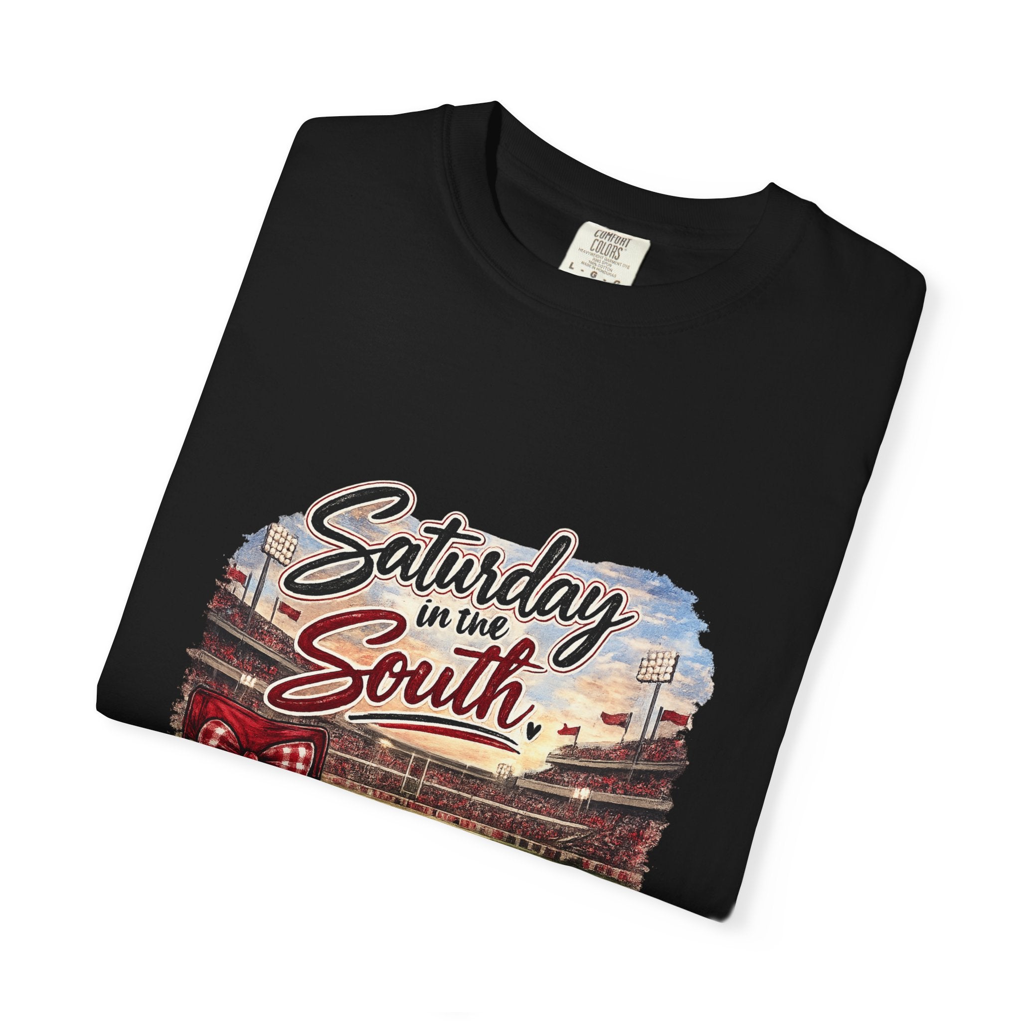 Saturday in the South T-Shirt – Tailgate Picnic Football Vintage Stadium Tee