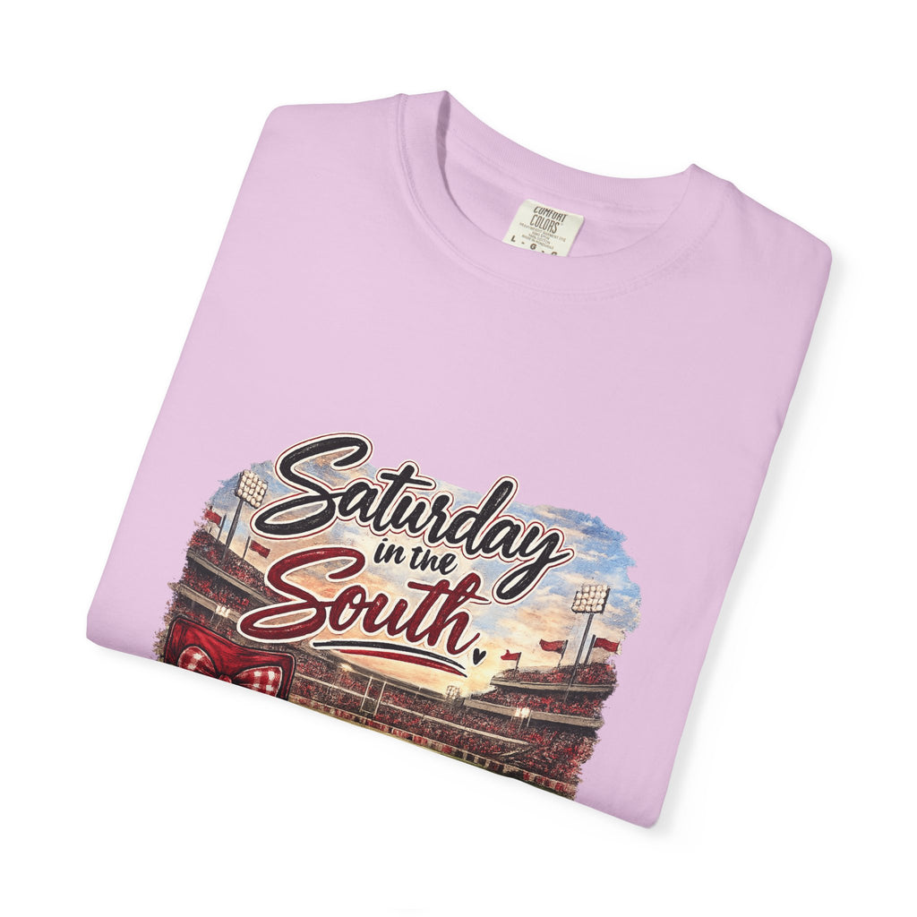 Saturday in the South T-Shirt – Tailgate Picnic Football Vintage Stadium Tee