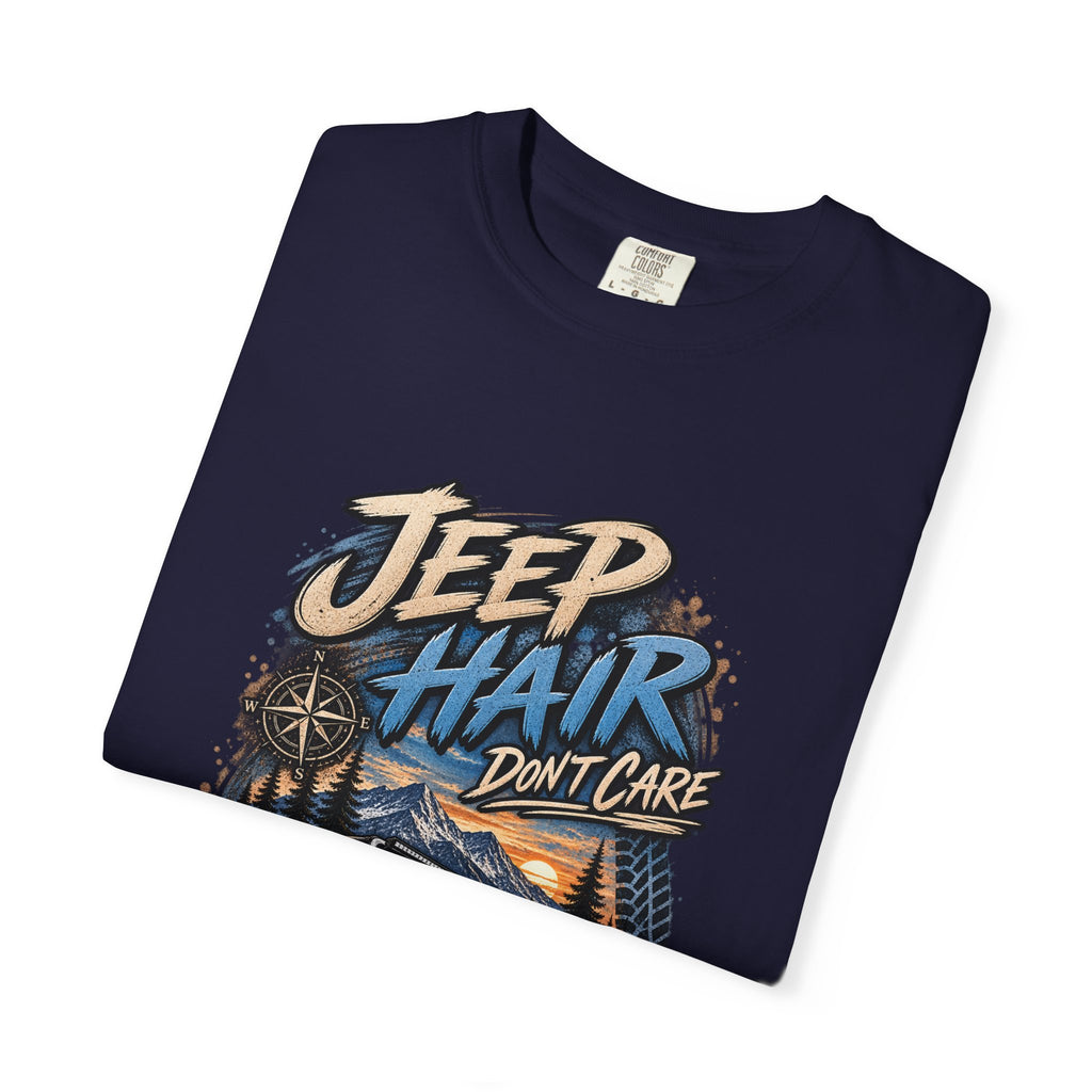 Jeep Hair Don't Care T-Shirt — Off-Road Jeep Graphic Tee