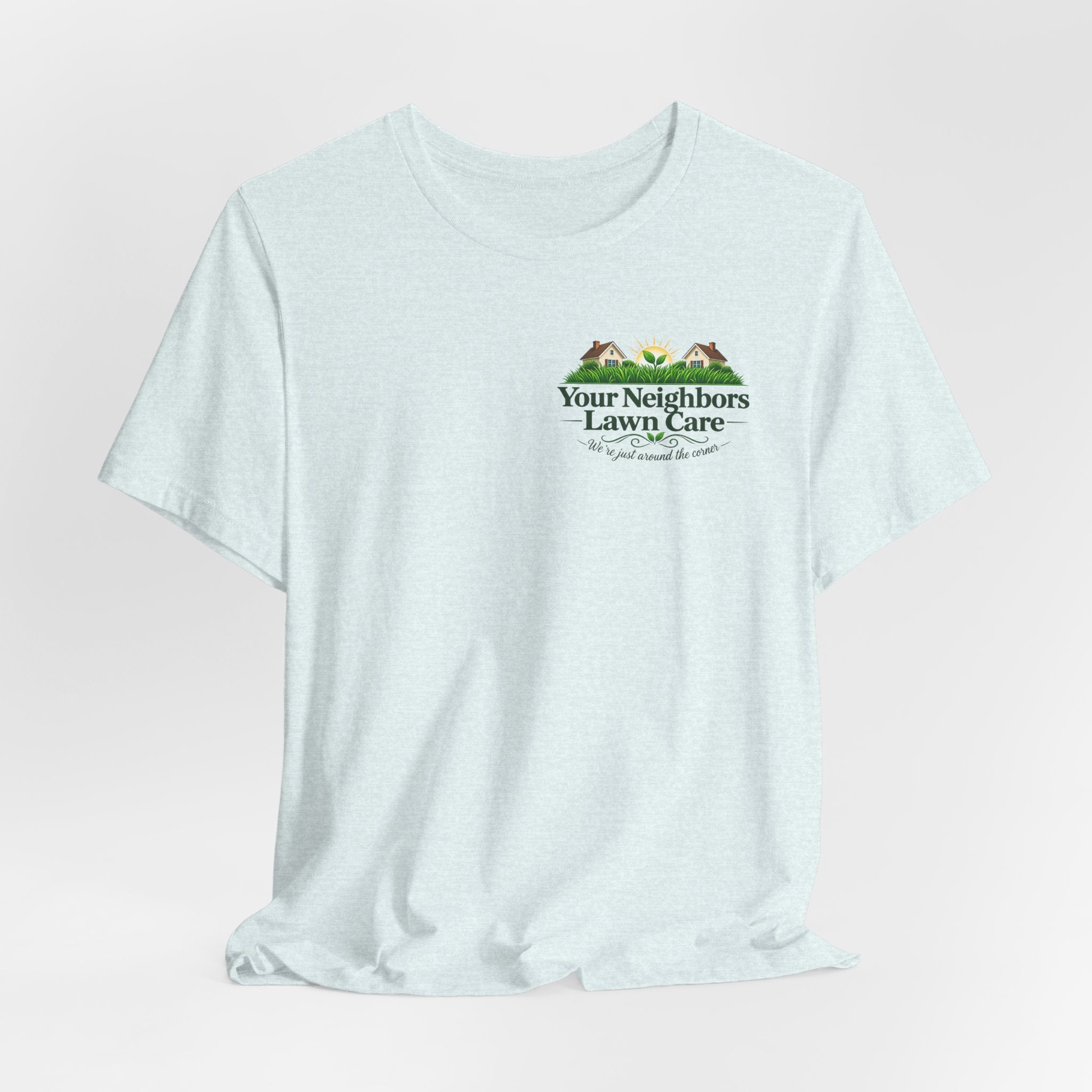 Lawn Care Company T-Shirt — "Your Neighbors Lawn Care" Logo Tee