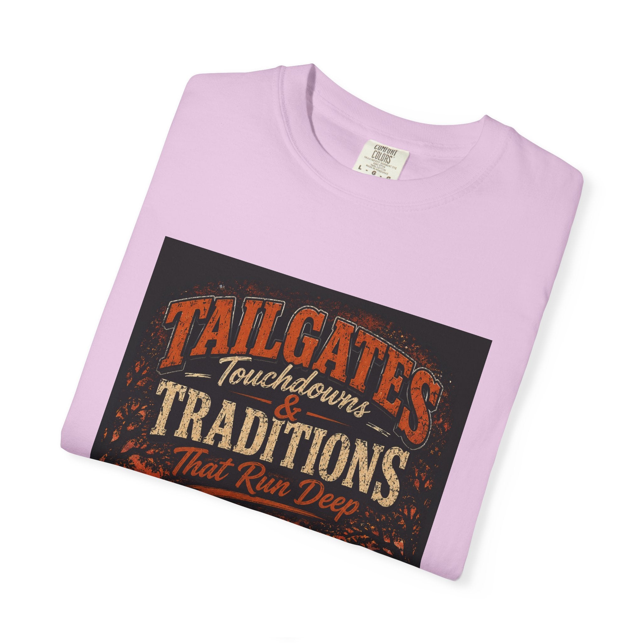 Tailgates & Touchdowns T-Shirt — Tailgate Traditions Football Game Day Tee