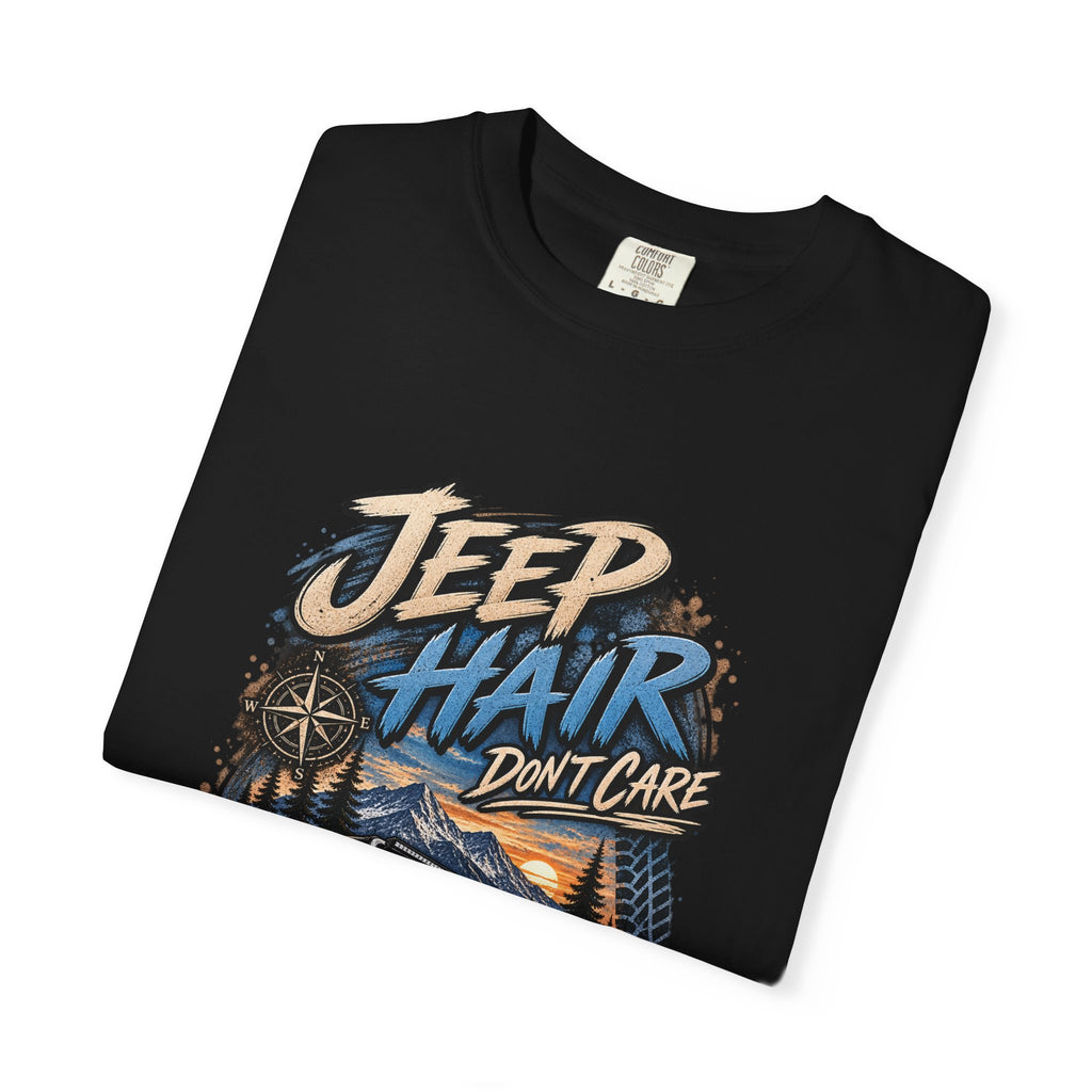 Jeep Hair Don't Care T-Shirt — Off-Road Jeep Graphic Tee