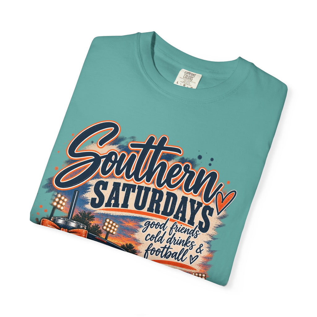 Southern Saturdays Football T-Shirt — Game Day Tailgate Tee