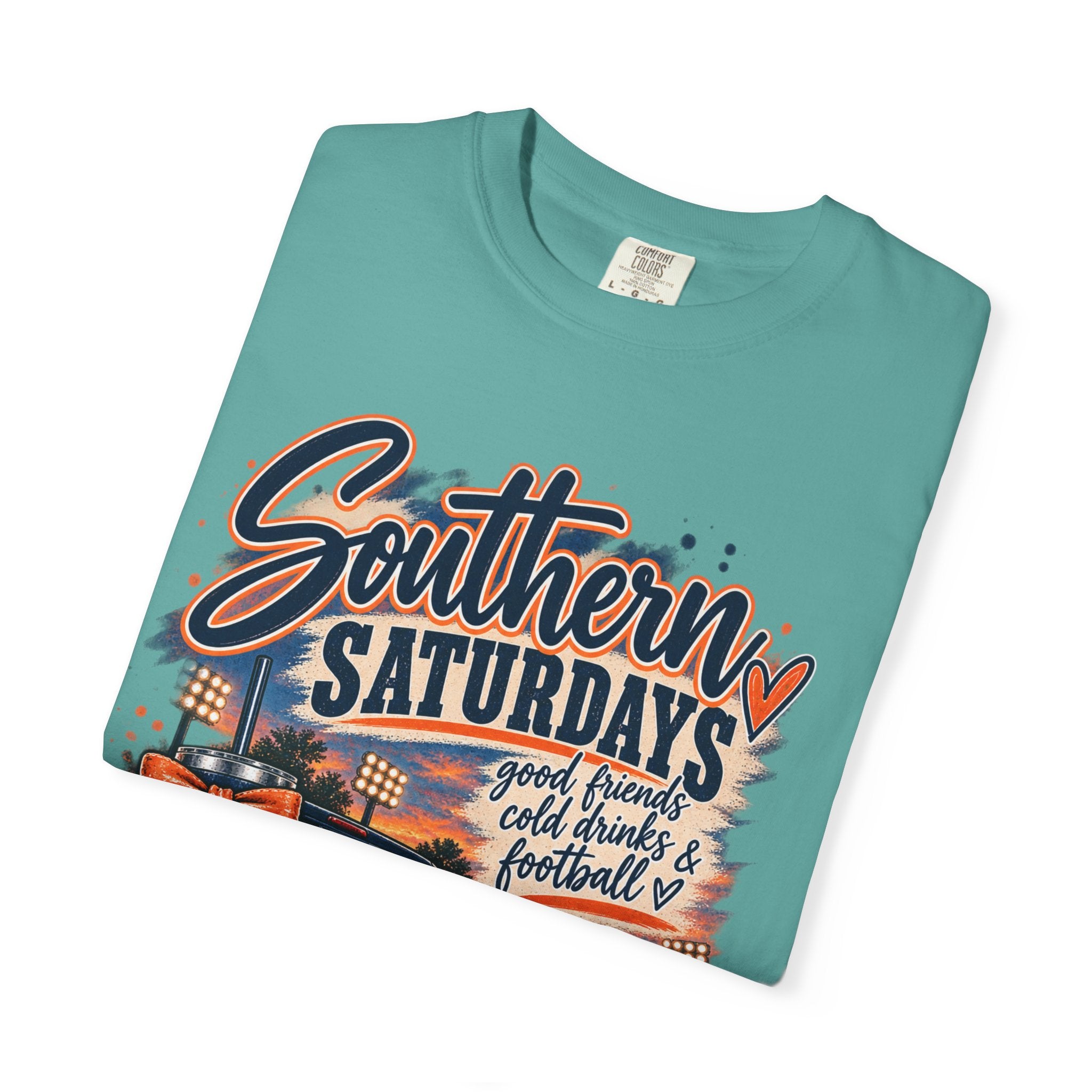Southern Saturdays Football T-Shirt — Game Day Tailgate Tee