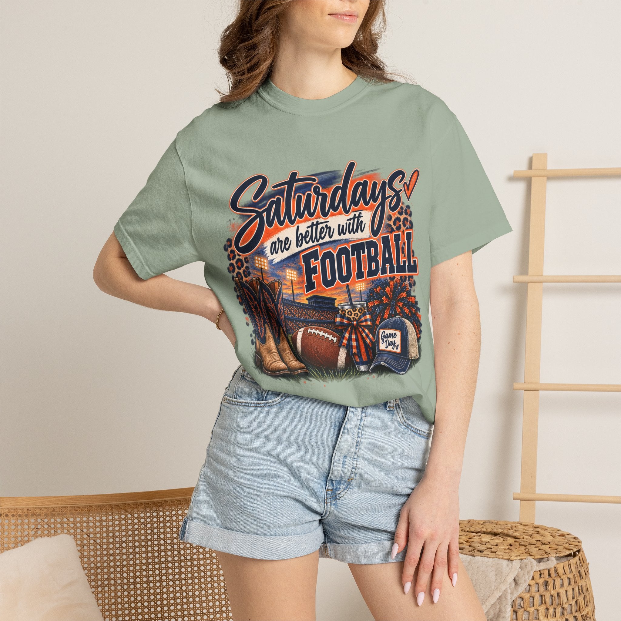 Saturdays Are Better with Football T-Shirt — Vintage Game Day Tee