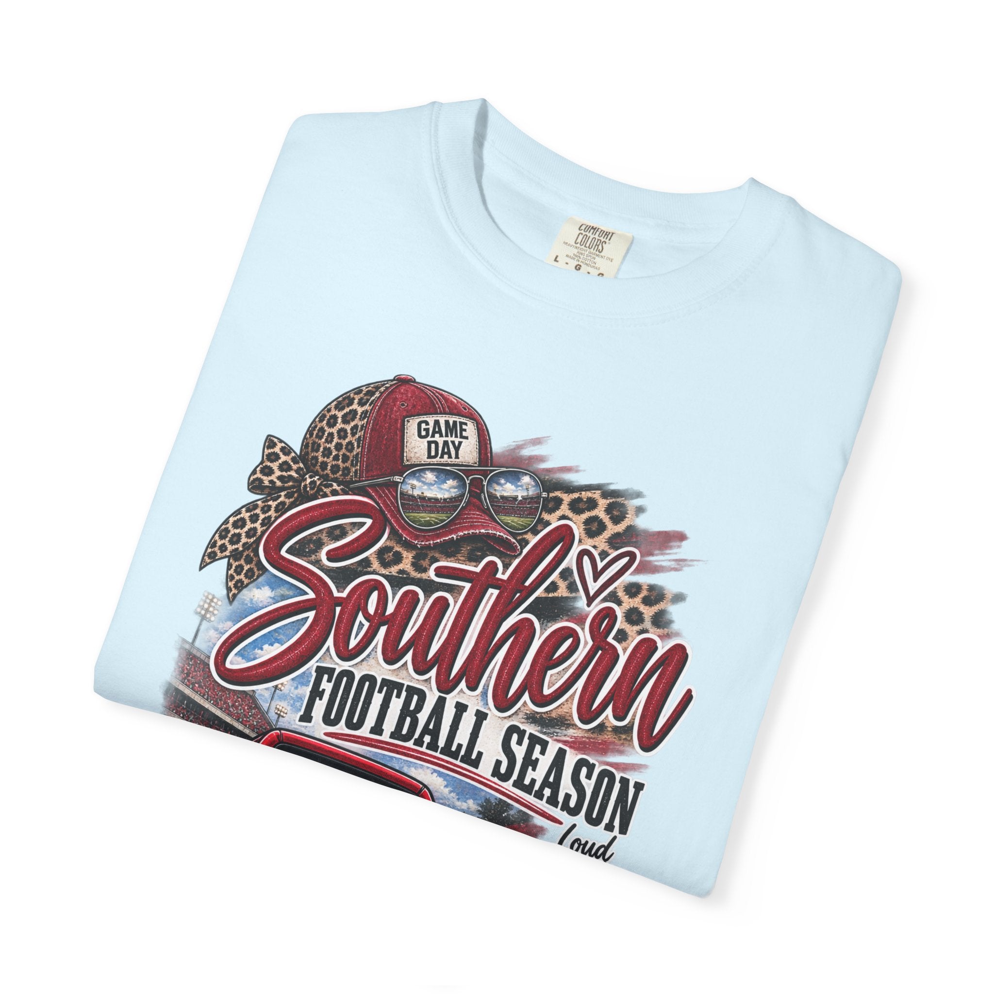 Southern Football Season T-Shirt — Vintage Truck, Cowboy Boots & Helmet Tailgate Tee
