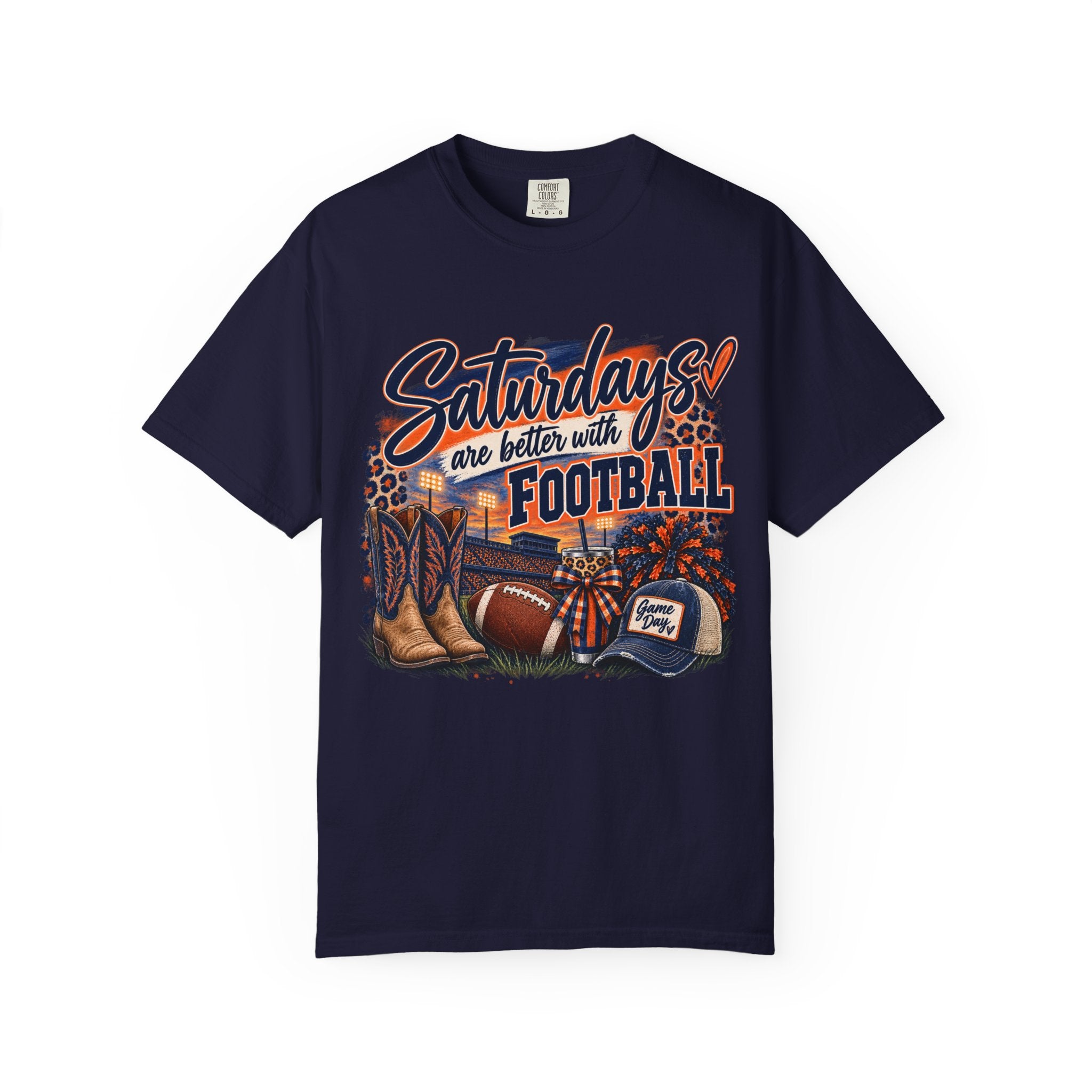 Saturdays Are Better with Football T-Shirt — Vintage Game Day Tee