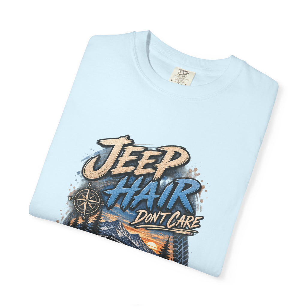 Jeep Hair Don't Care T-Shirt — Off-Road Jeep Graphic Tee