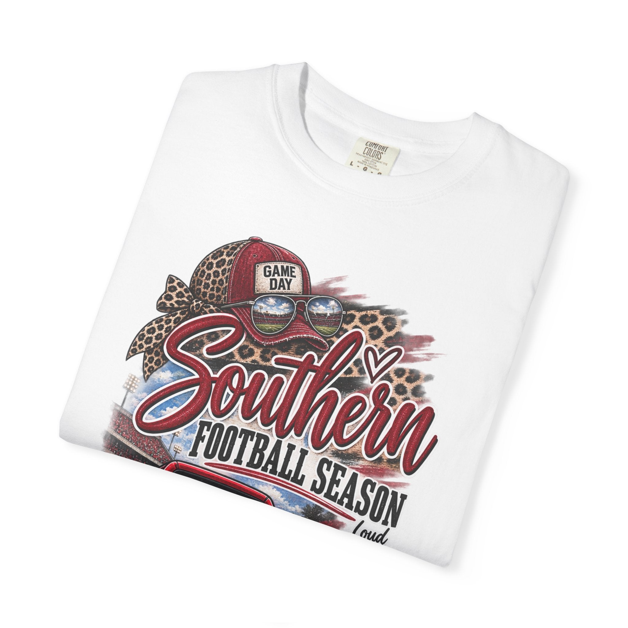 Southern Football Season T-Shirt — Vintage Truck, Cowboy Boots & Helmet Tailgate Tee