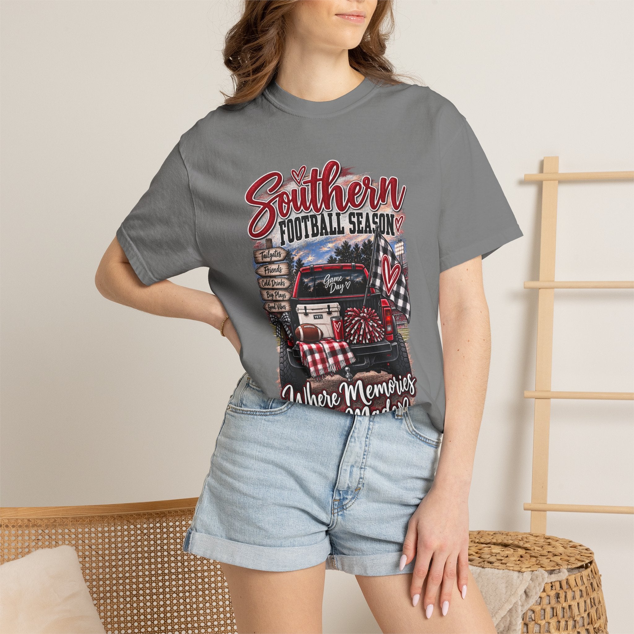 Southern Football Season T-Shirt – "Where Memories Are Made" Tailgate Tee