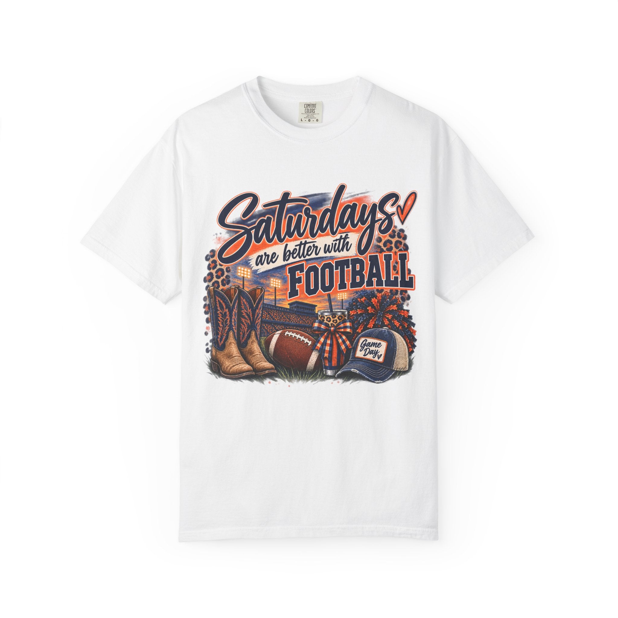 Saturdays Are Better with Football T-Shirt — Vintage Game Day Tee