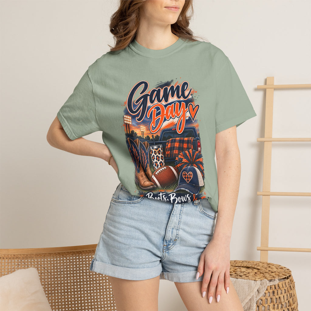 Game Day T-Shirt — Boots, Brews & Touchdowns Football Tee