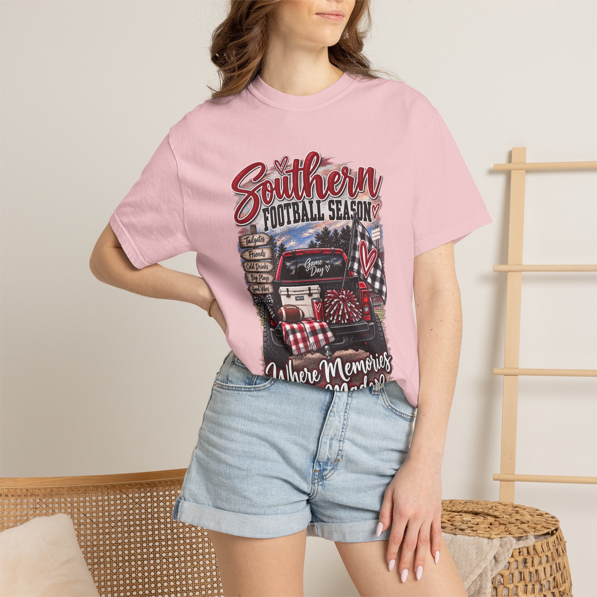 Southern Football Season T-Shirt – "Where Memories Are Made" Tailgate Tee