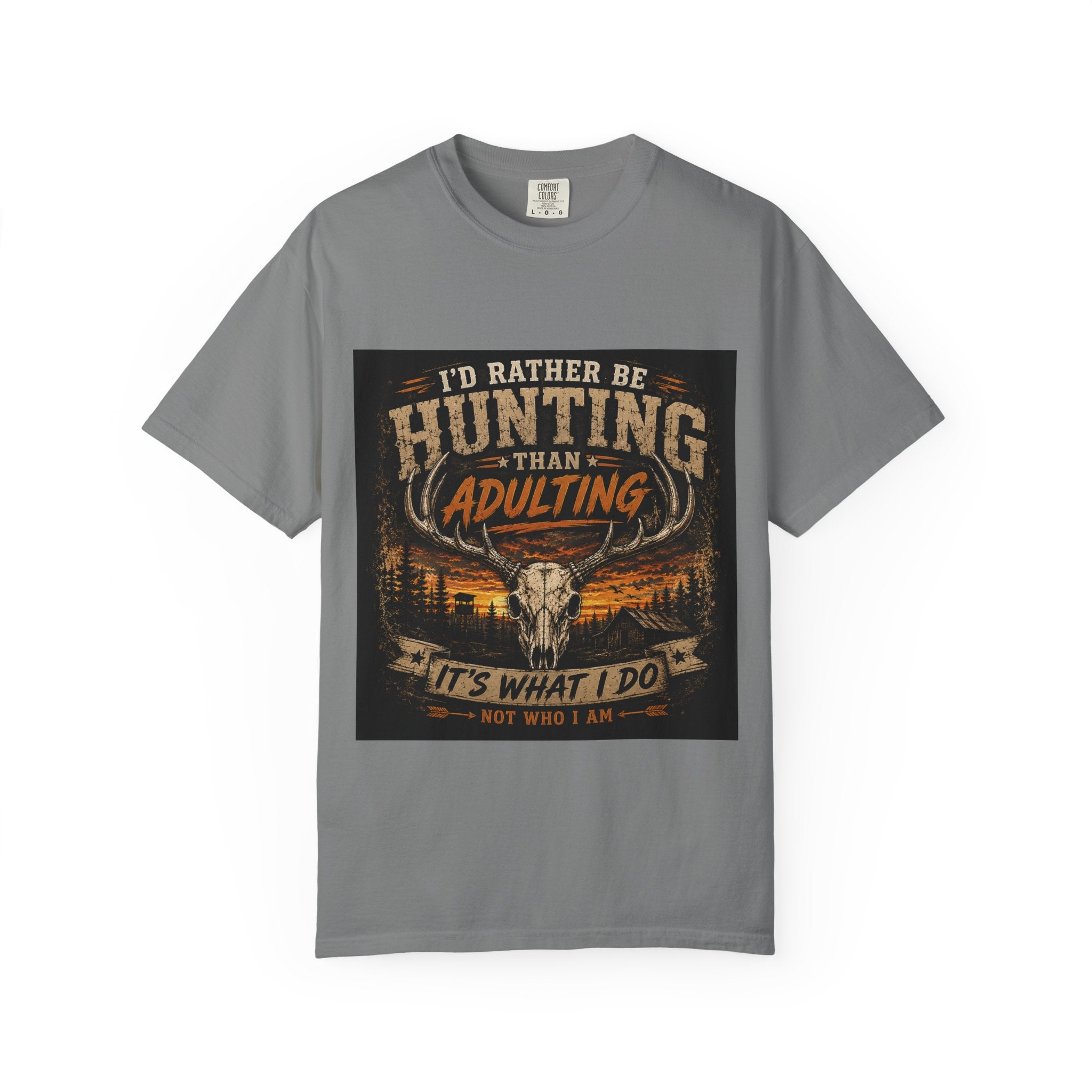 Hunting Over Adulting T-Shirt — "I'd Rather Be Hunting Than Adulting" Outdoor Shirt