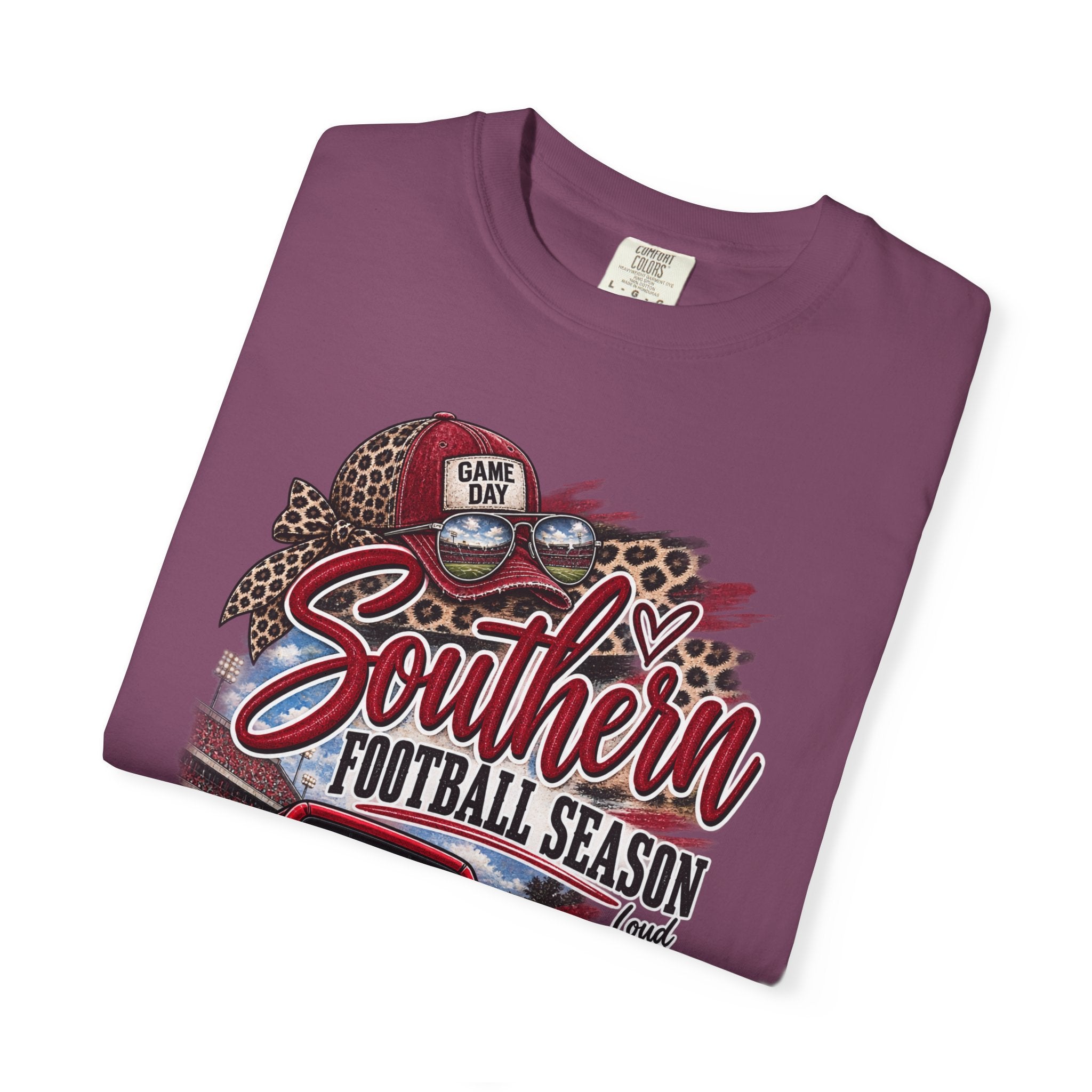 Southern Football Season T-Shirt — Vintage Truck, Cowboy Boots & Helmet Tailgate Tee