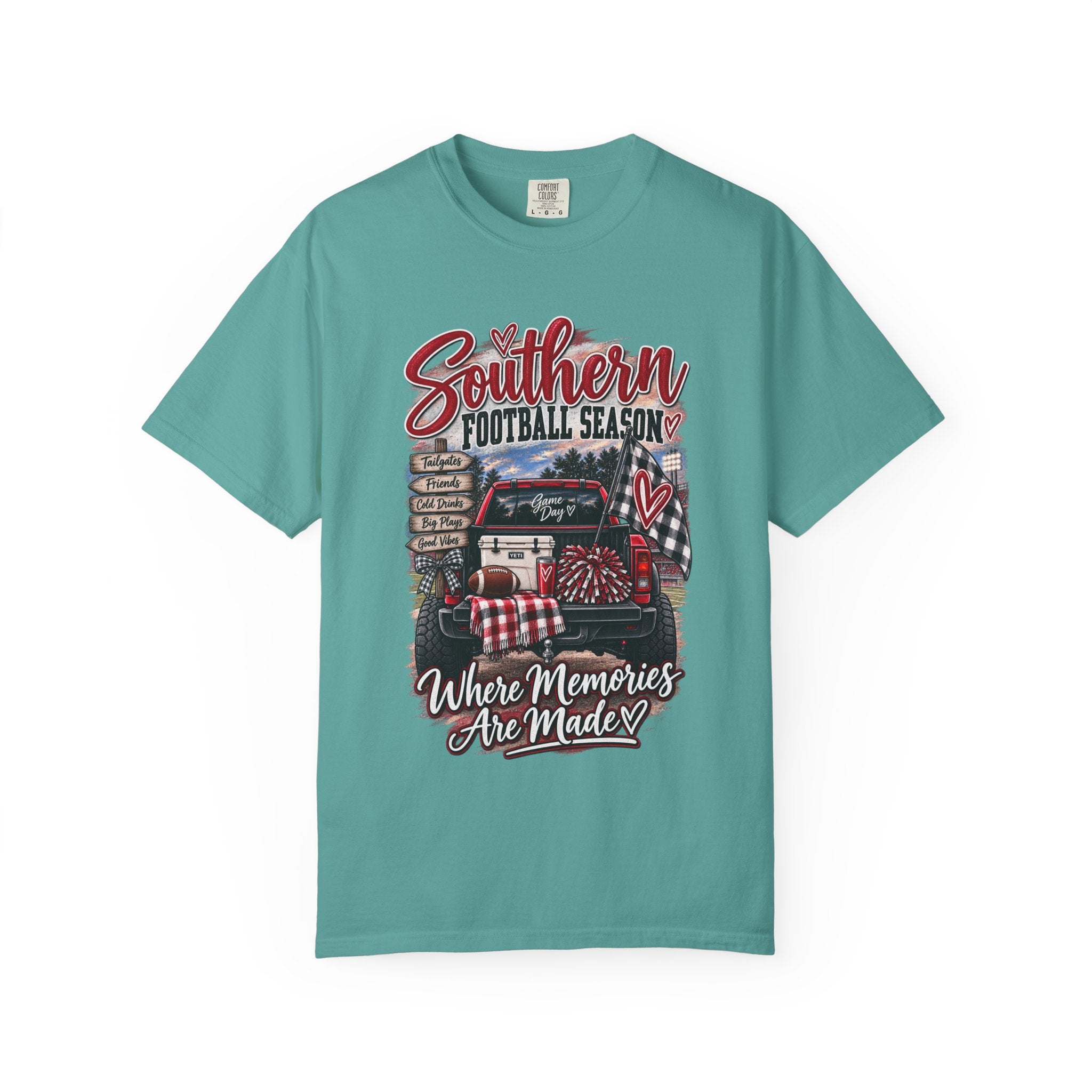 Southern Football Season T-Shirt – "Where Memories Are Made" Tailgate Tee
