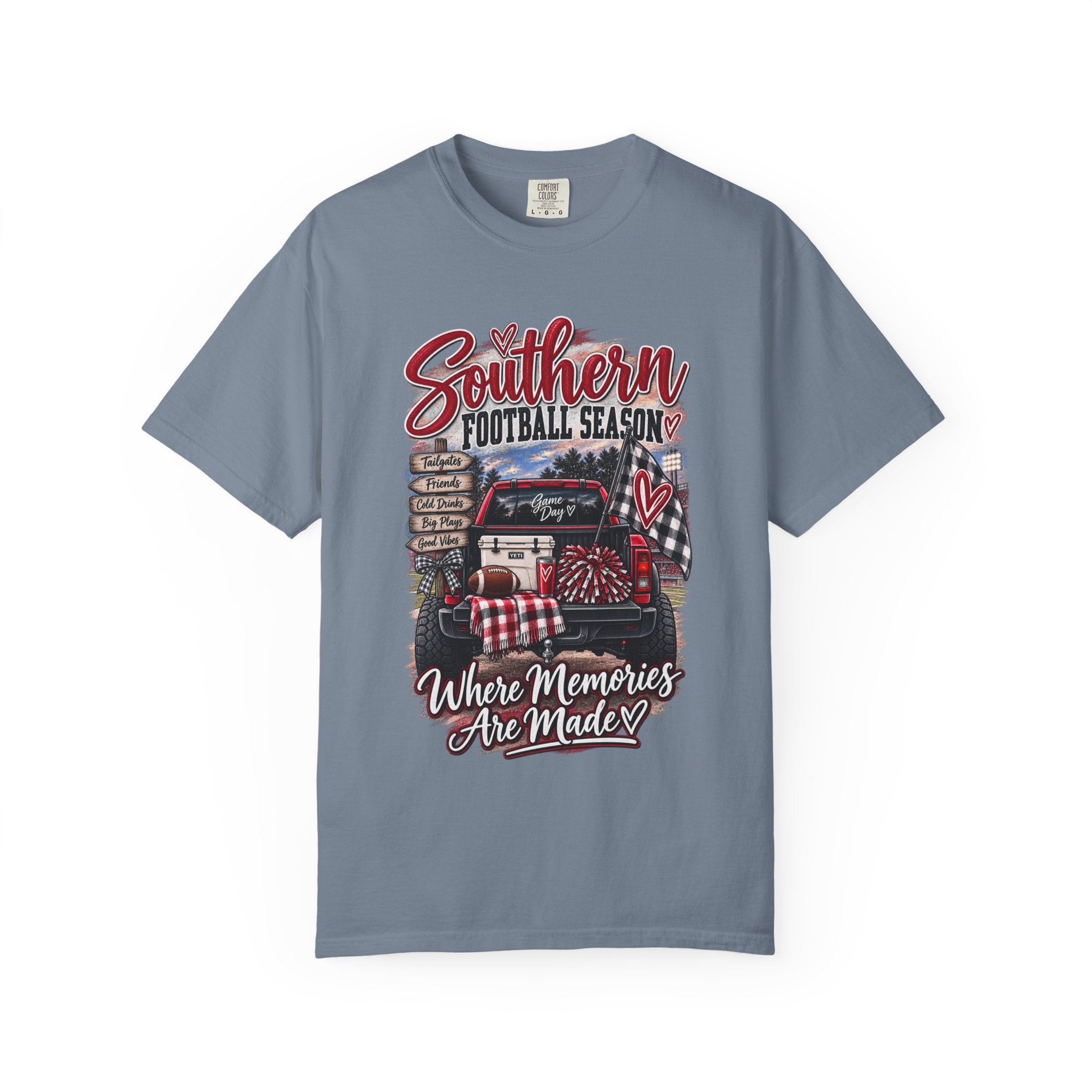 Southern Football Season T-Shirt – "Where Memories Are Made" Tailgate Tee