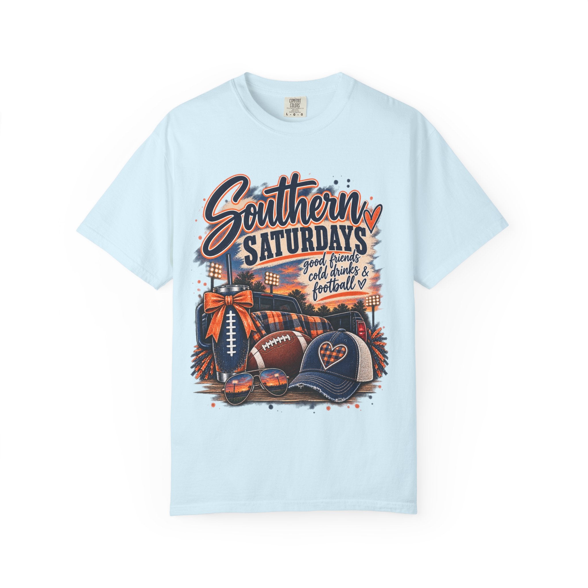 Southern Saturdays Football T-Shirt — Game Day Tailgate Tee