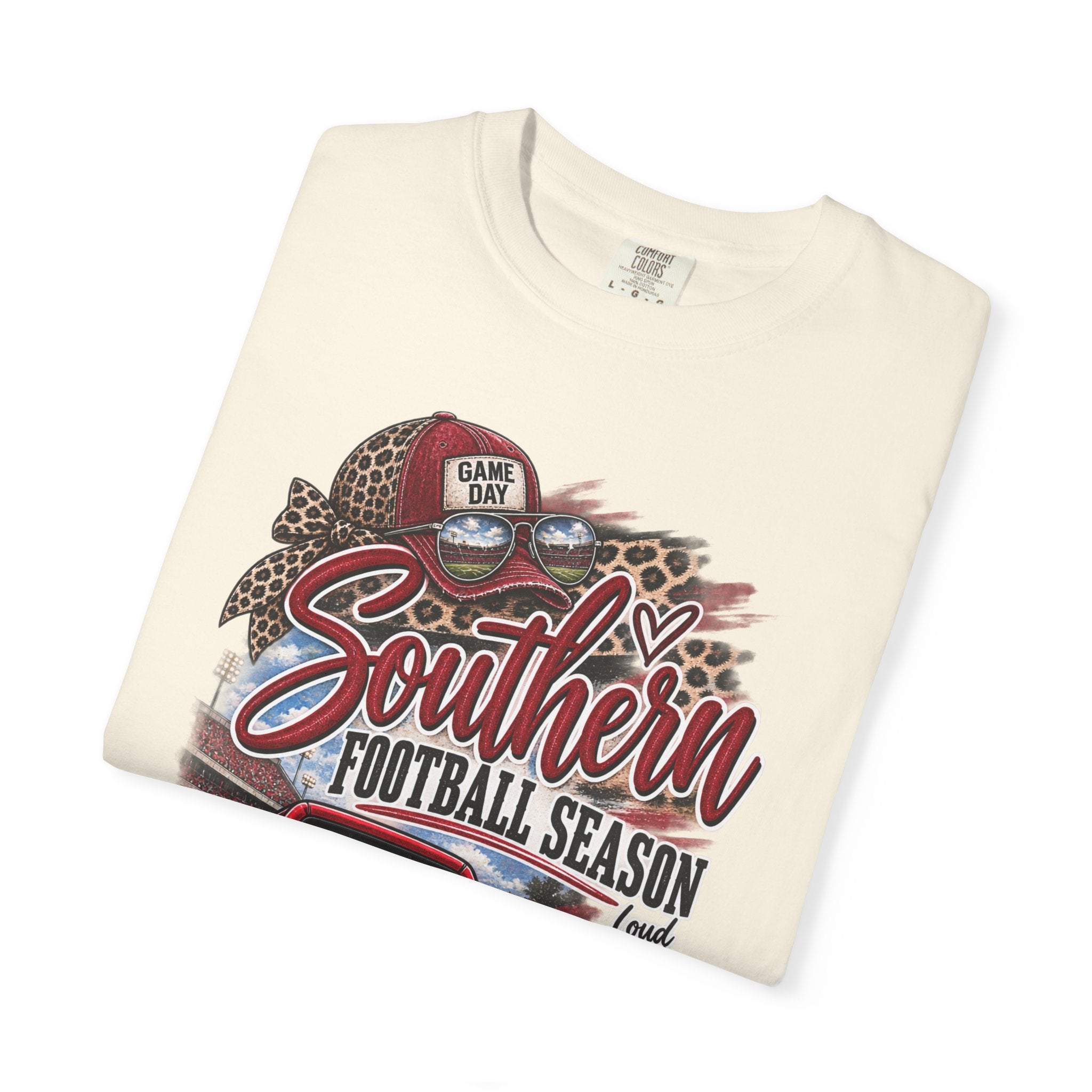Southern Football Season T-Shirt — Vintage Truck, Cowboy Boots & Helmet Tailgate Tee